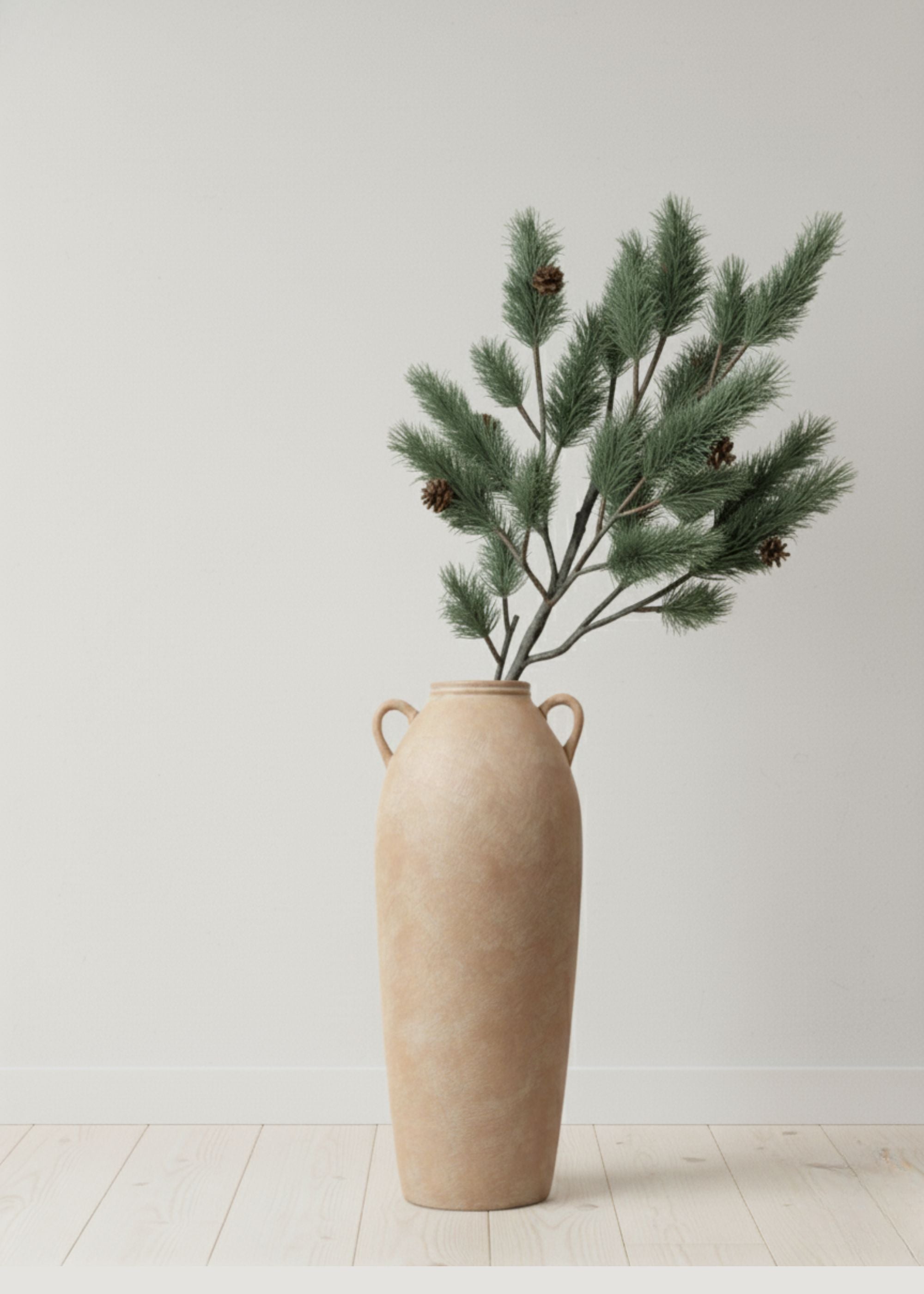Blue Artificial Pine Branch for Table Centerpiece
