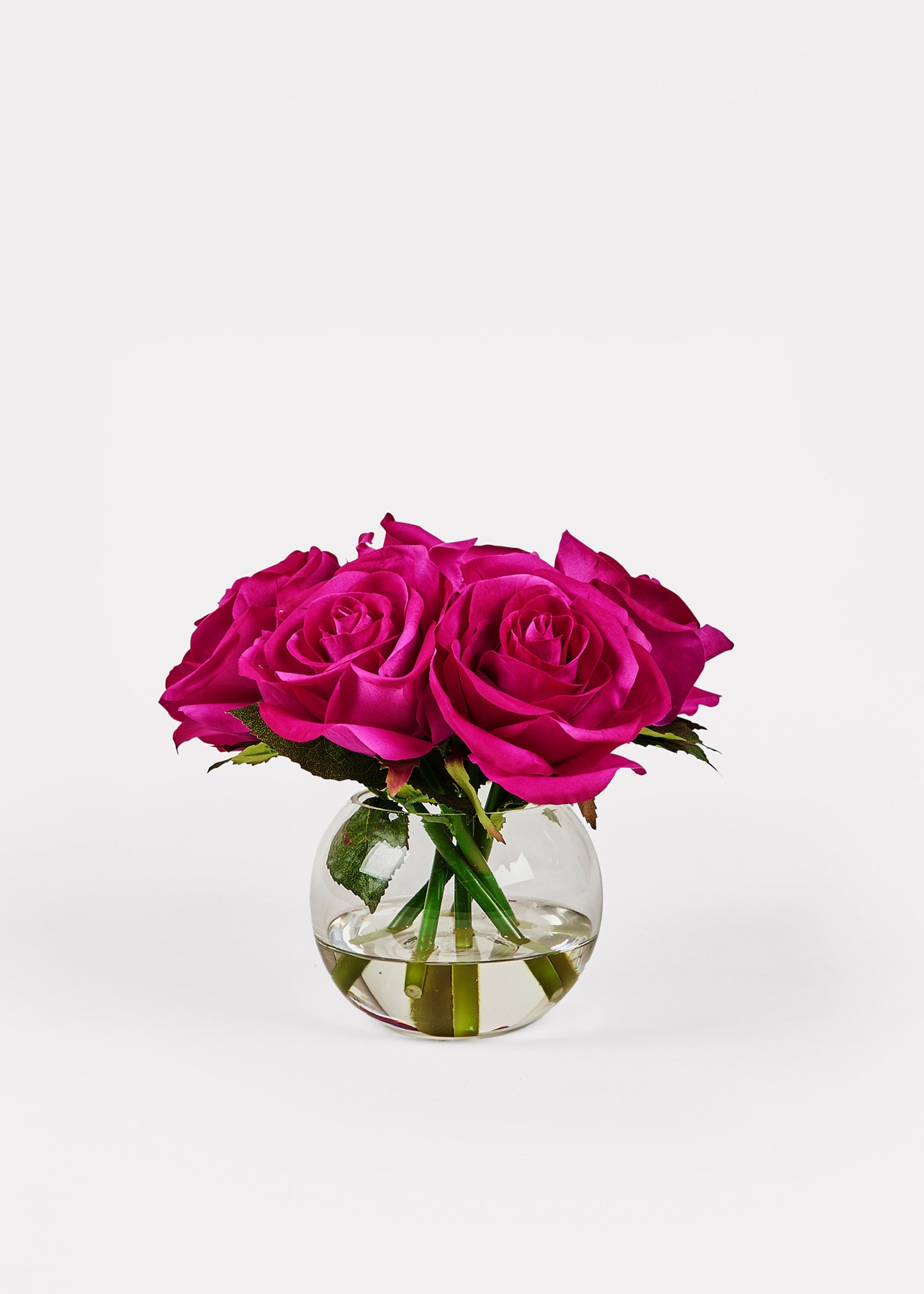 Clear Real Touch Artificial Rose Arrangement for Vase Styling