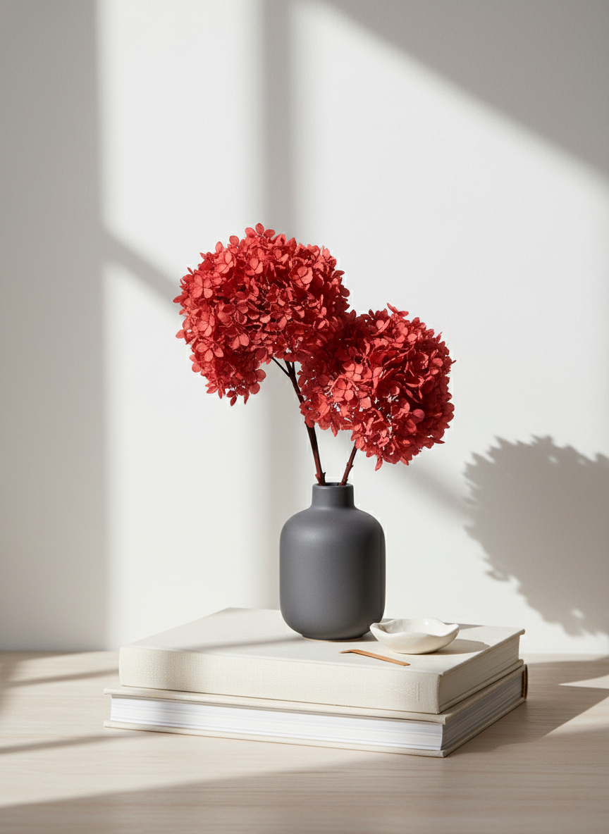 Pink Dried Hydrangea Bundle for Home Decor