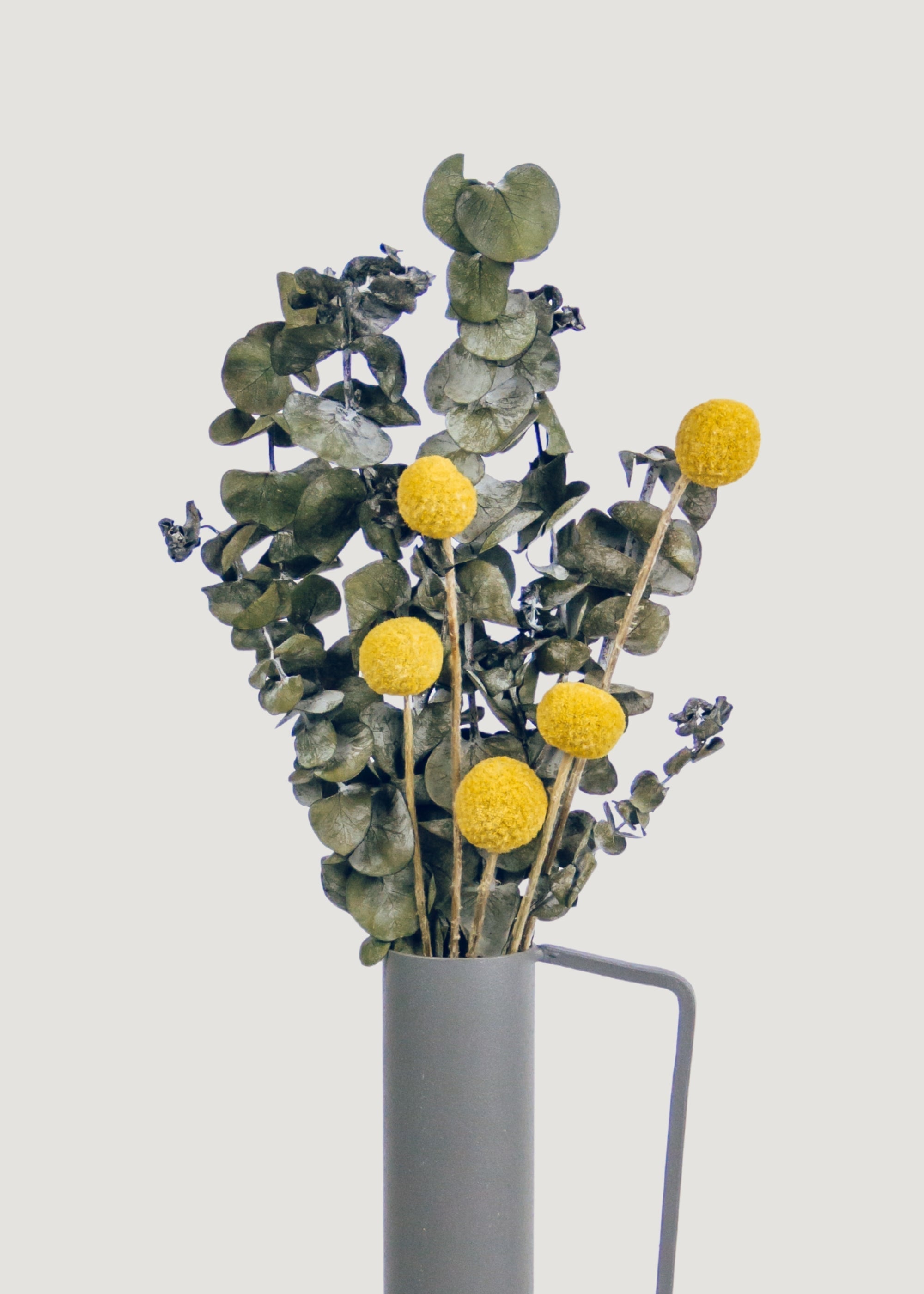 Yellow Dried Craspedia Bundle for Table Centerpiece