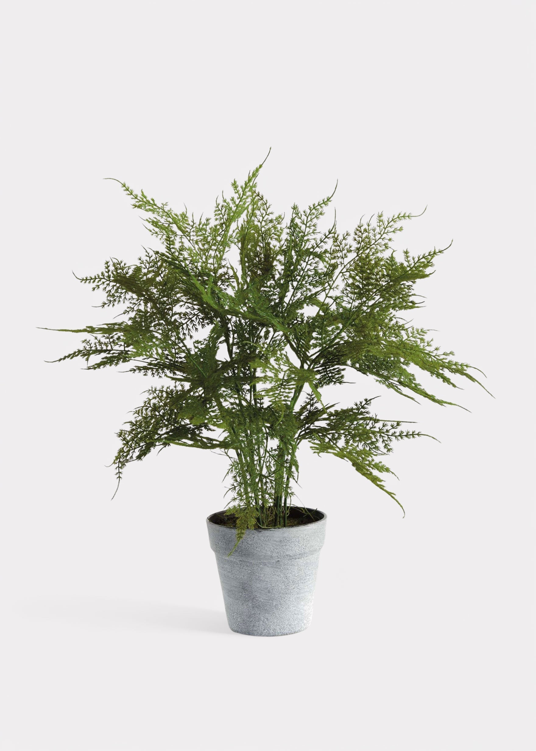 Green Artificial Fern Potted Plant for Vase Styling