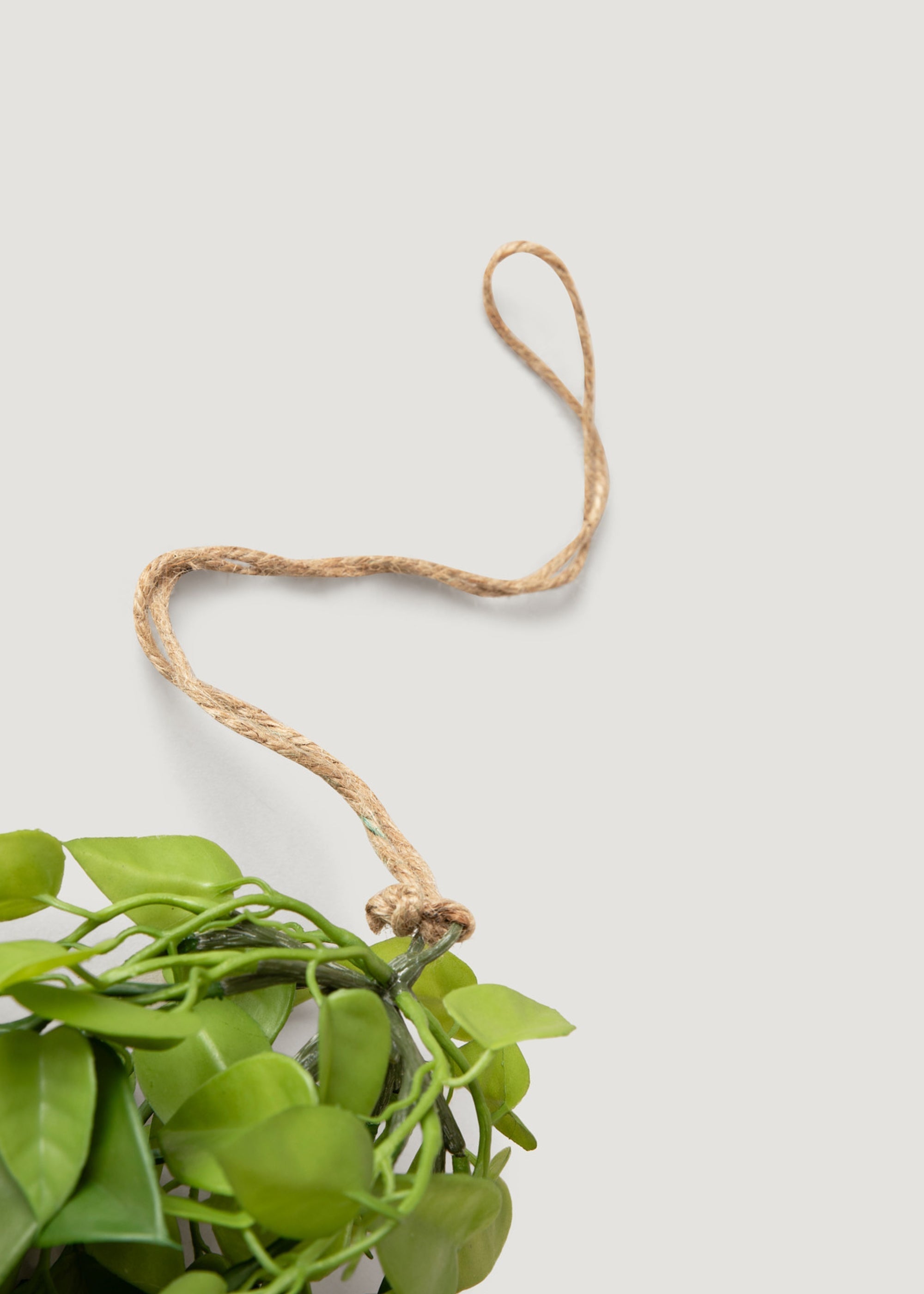Green Artificial Plants Hanging Philodendron Bush for Table Centerpiece