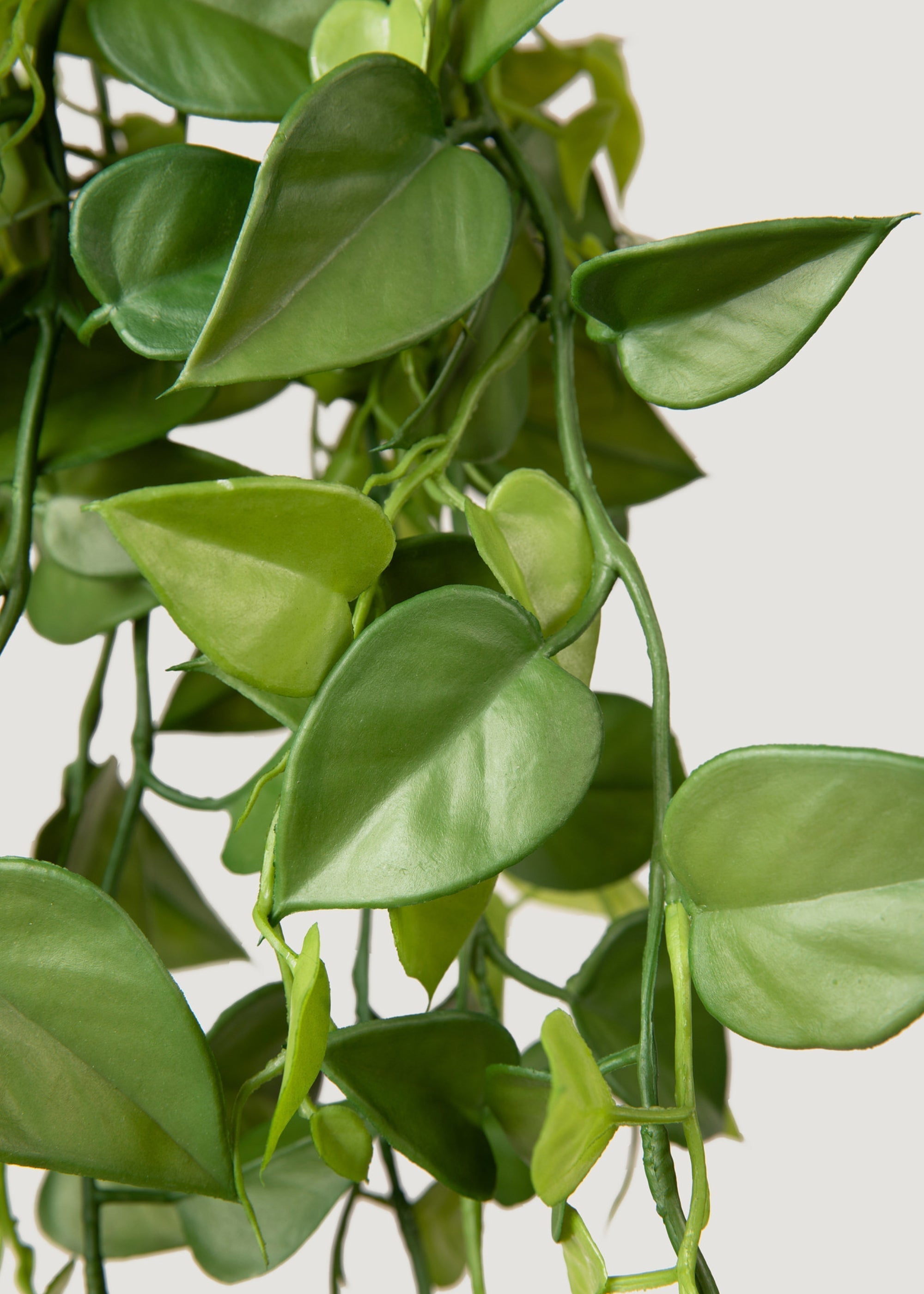 Green Artificial Plants Hanging Philodendron Bush for Home Decor