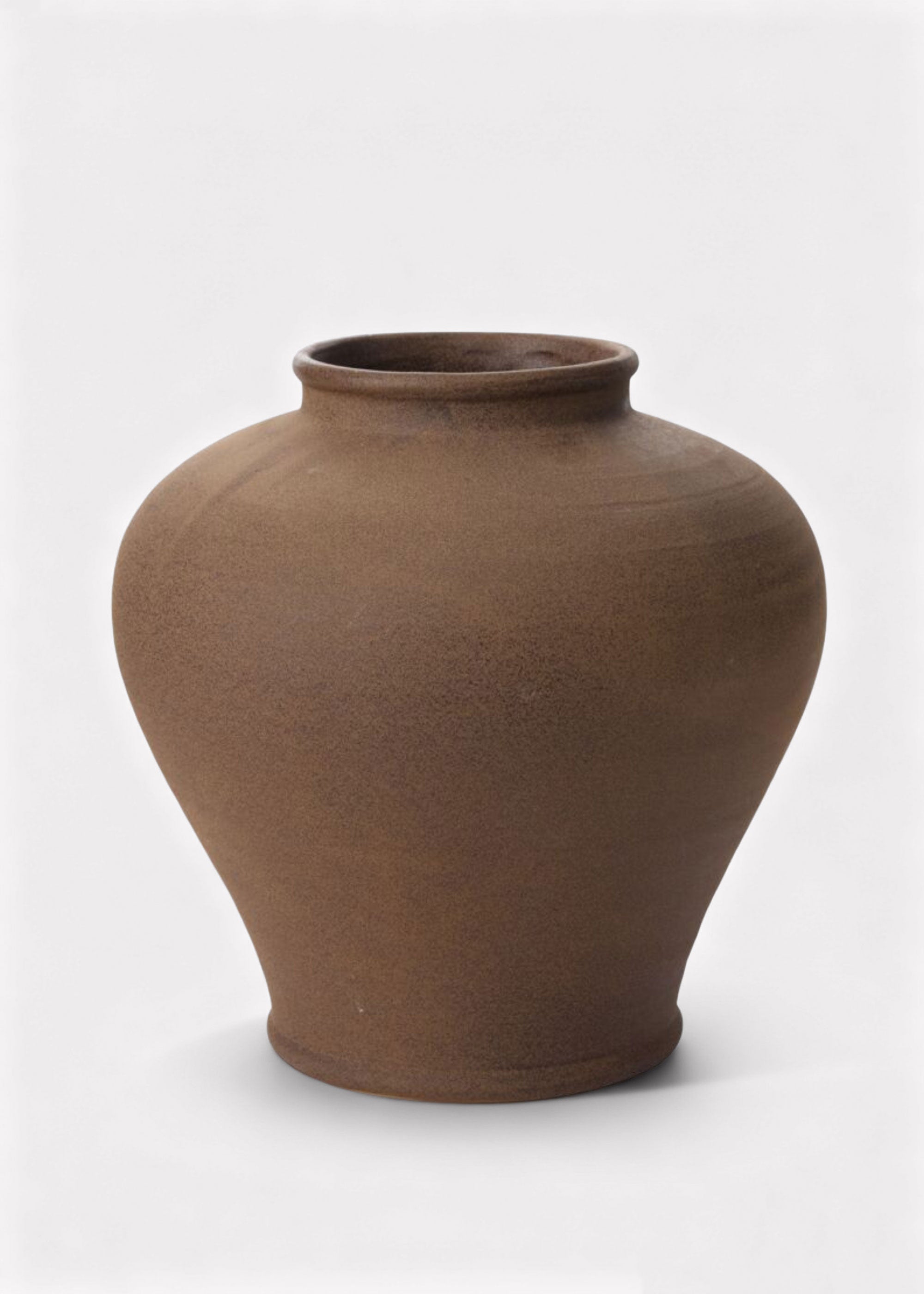Brown Large Stoneware Table Vase for Vase Styling