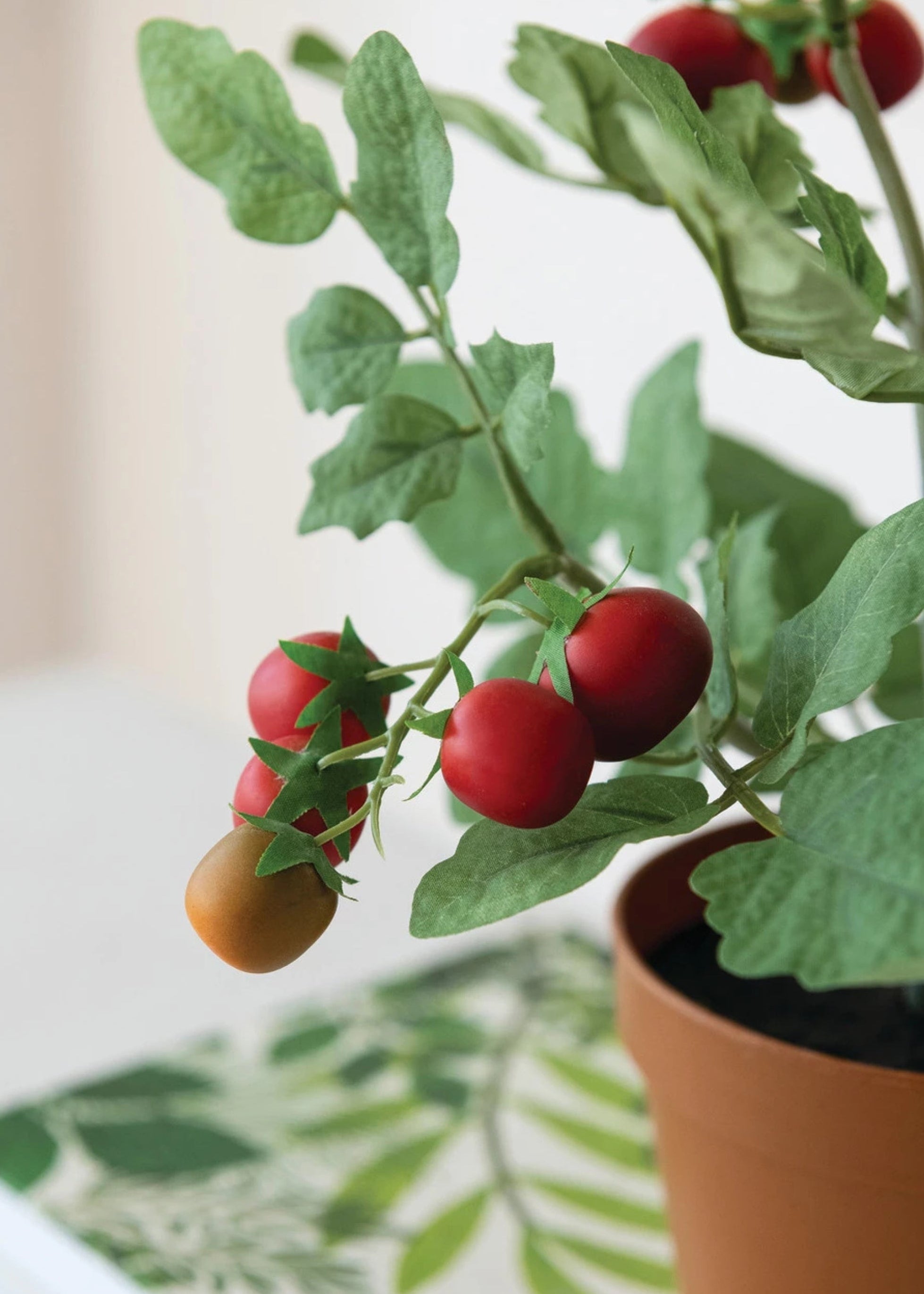 Orange Artificial Potted Tomato for Wedding Decor