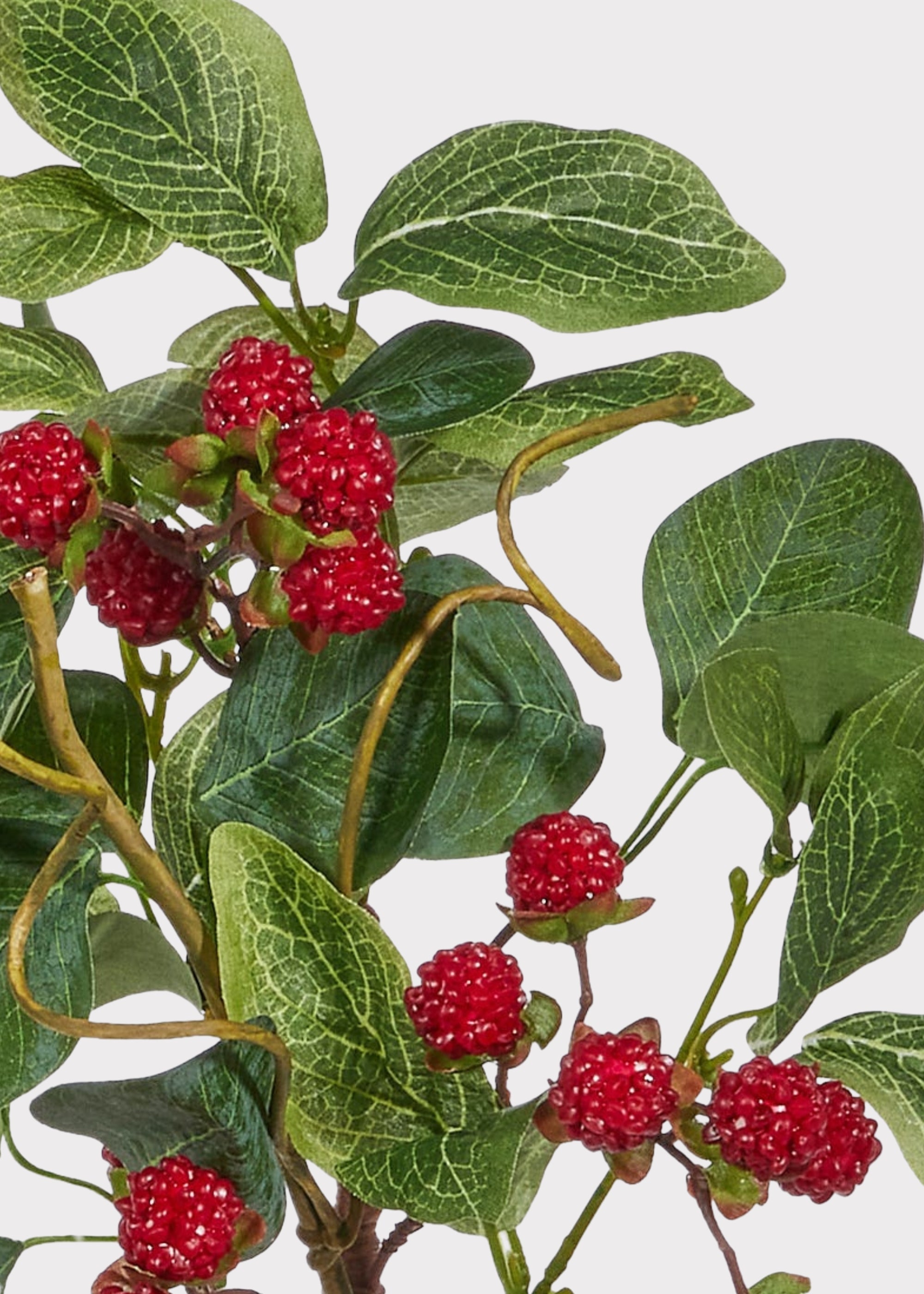 Red Artificial Berry Pick for Table Centerpiece