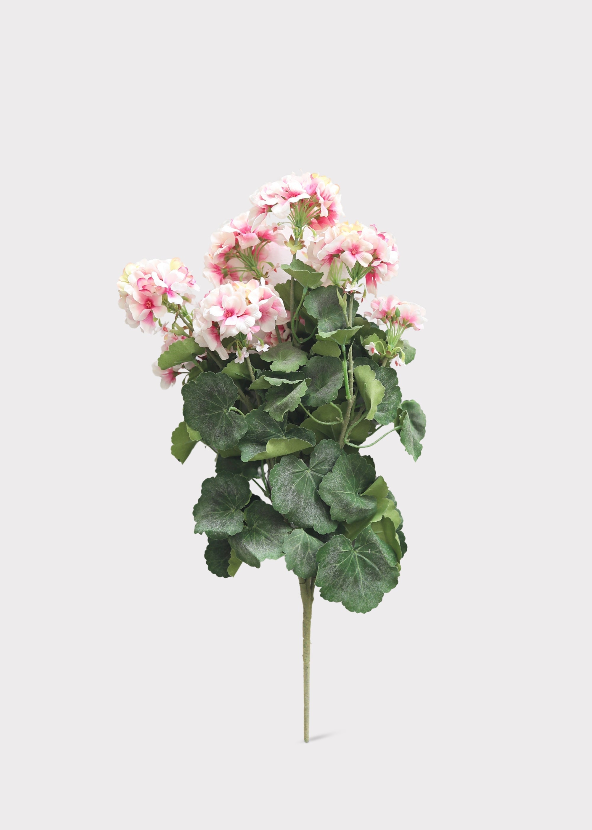 Pink Artificial Geranium Bush for Wedding Decor