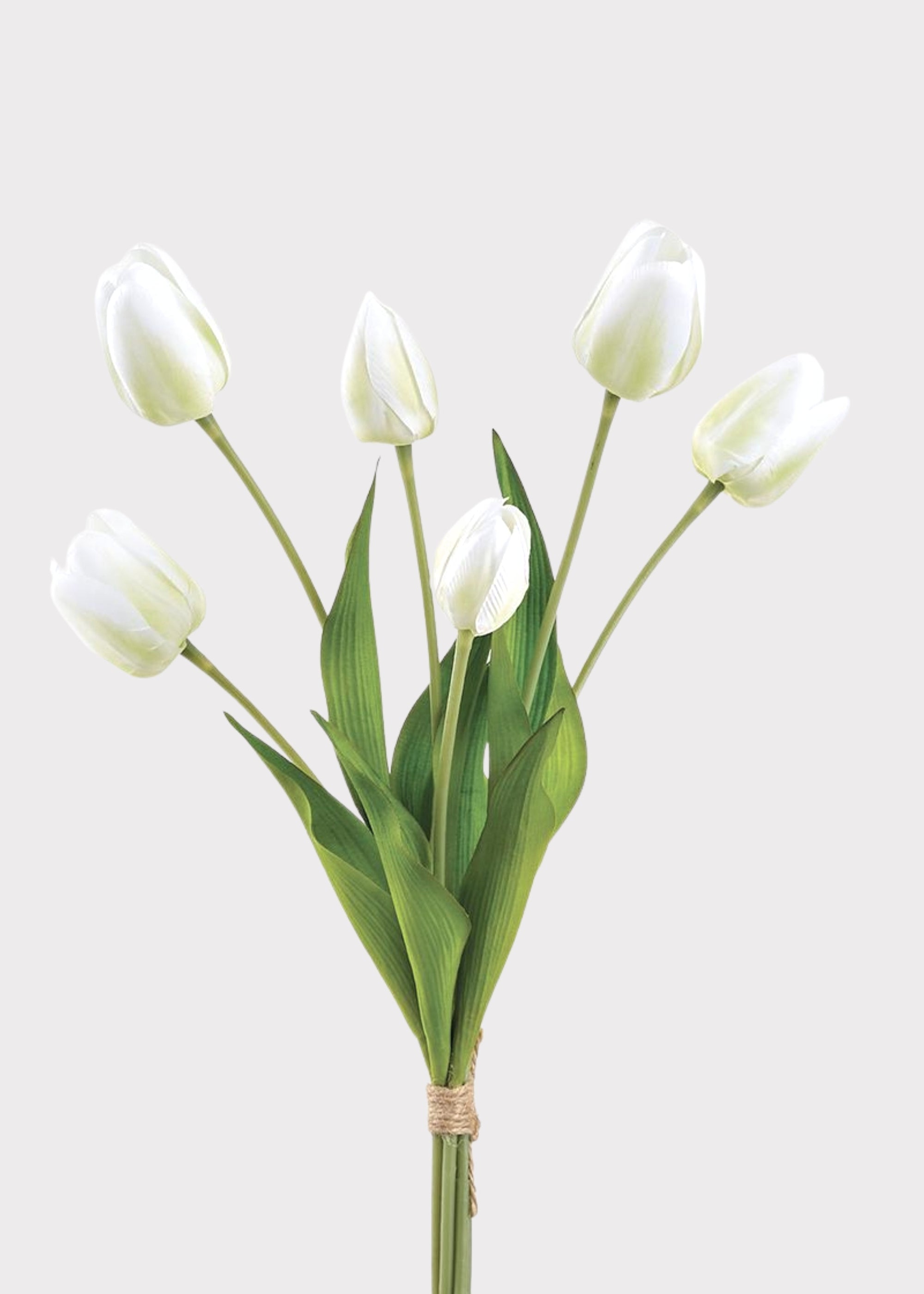 White Artificial Tulip Bundle for Vase Styling