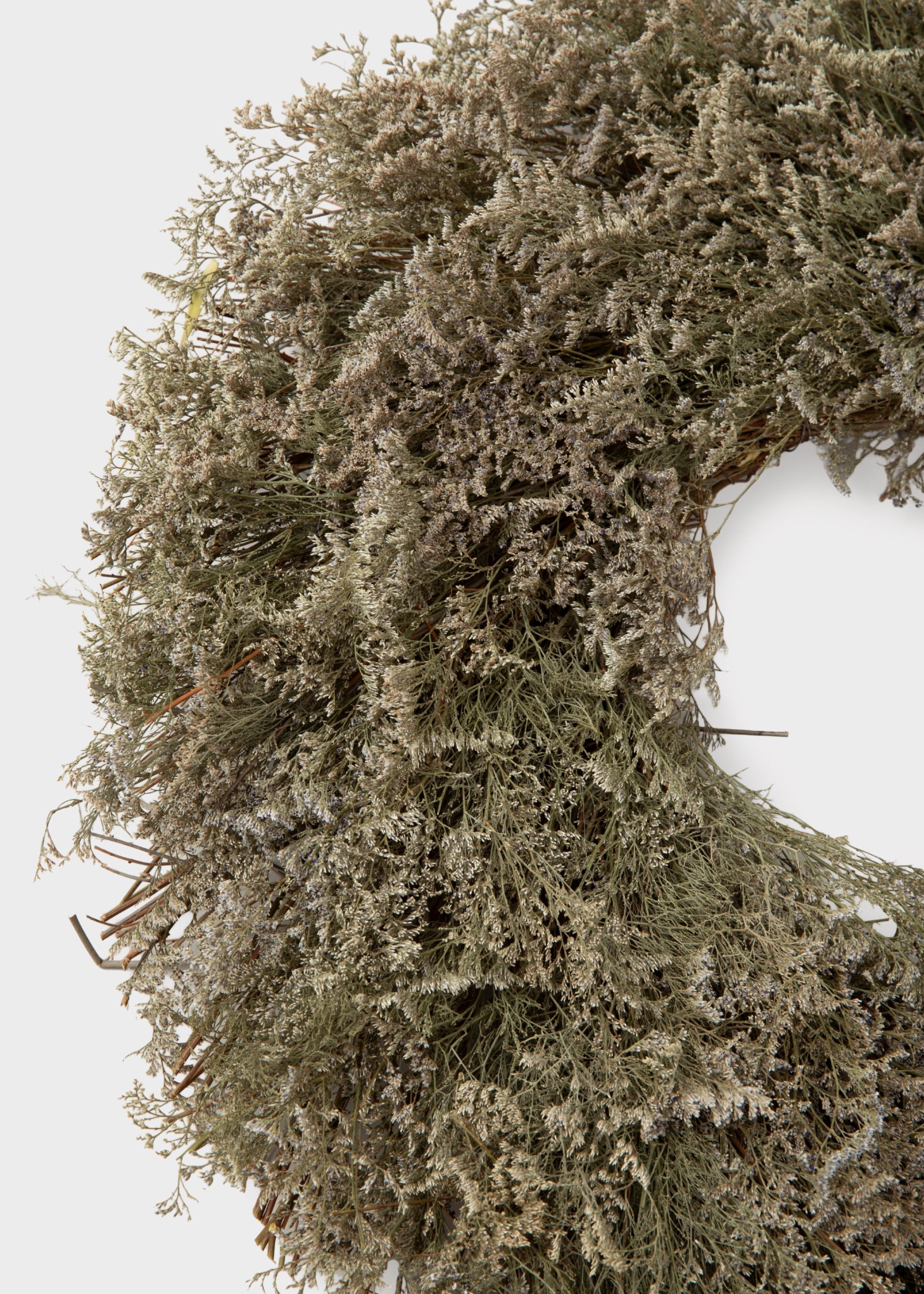 Natural Dried Caspia Wreath for Home Decor