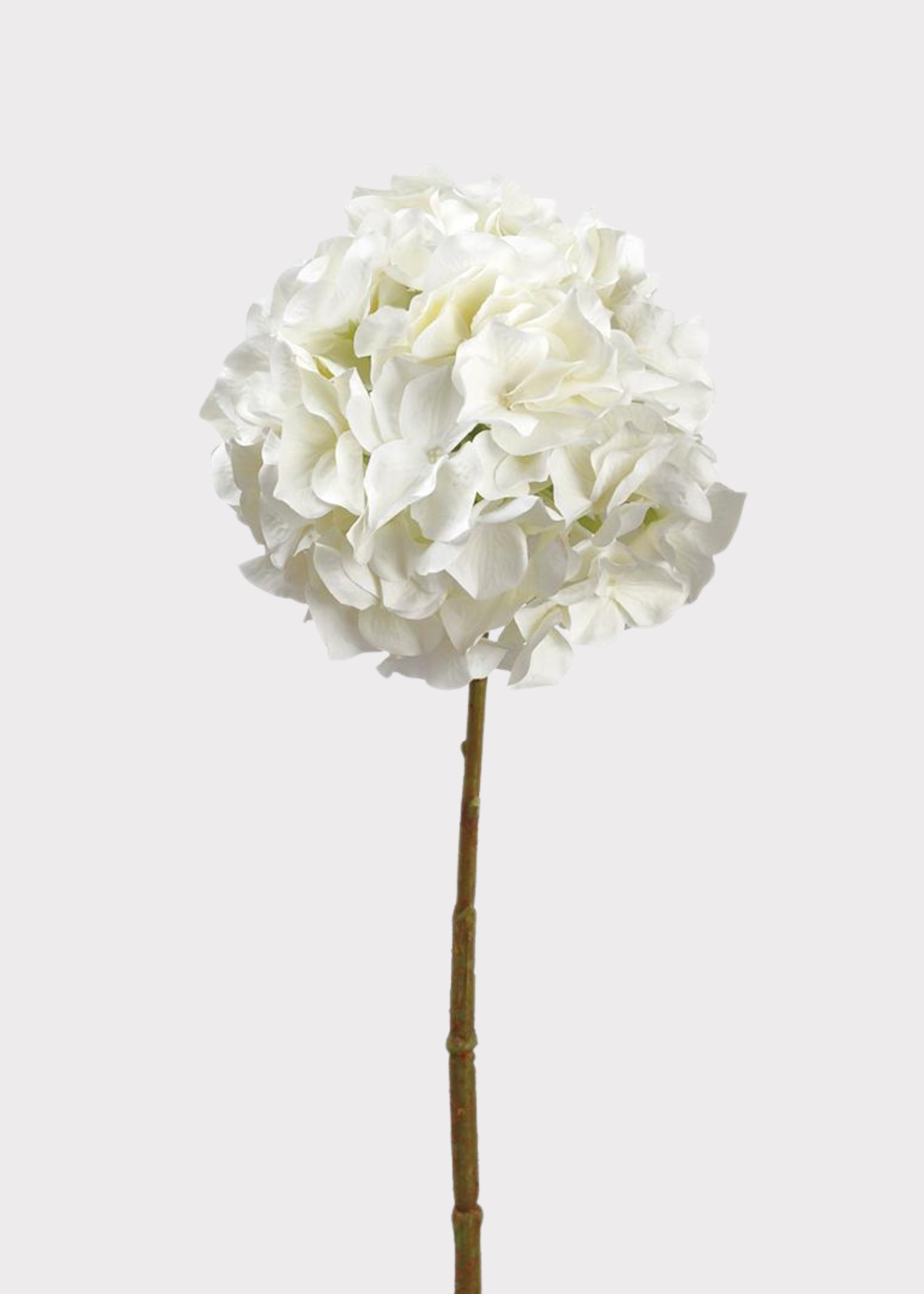 White Artificial Hydrangea Stem for Vase Styling