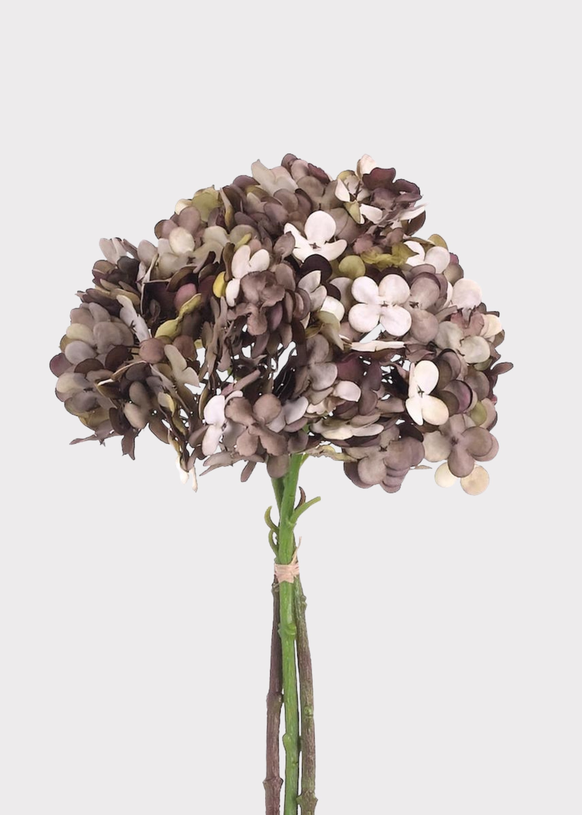 Taupe Artificial Hydrangea Bundle for Vase Styling