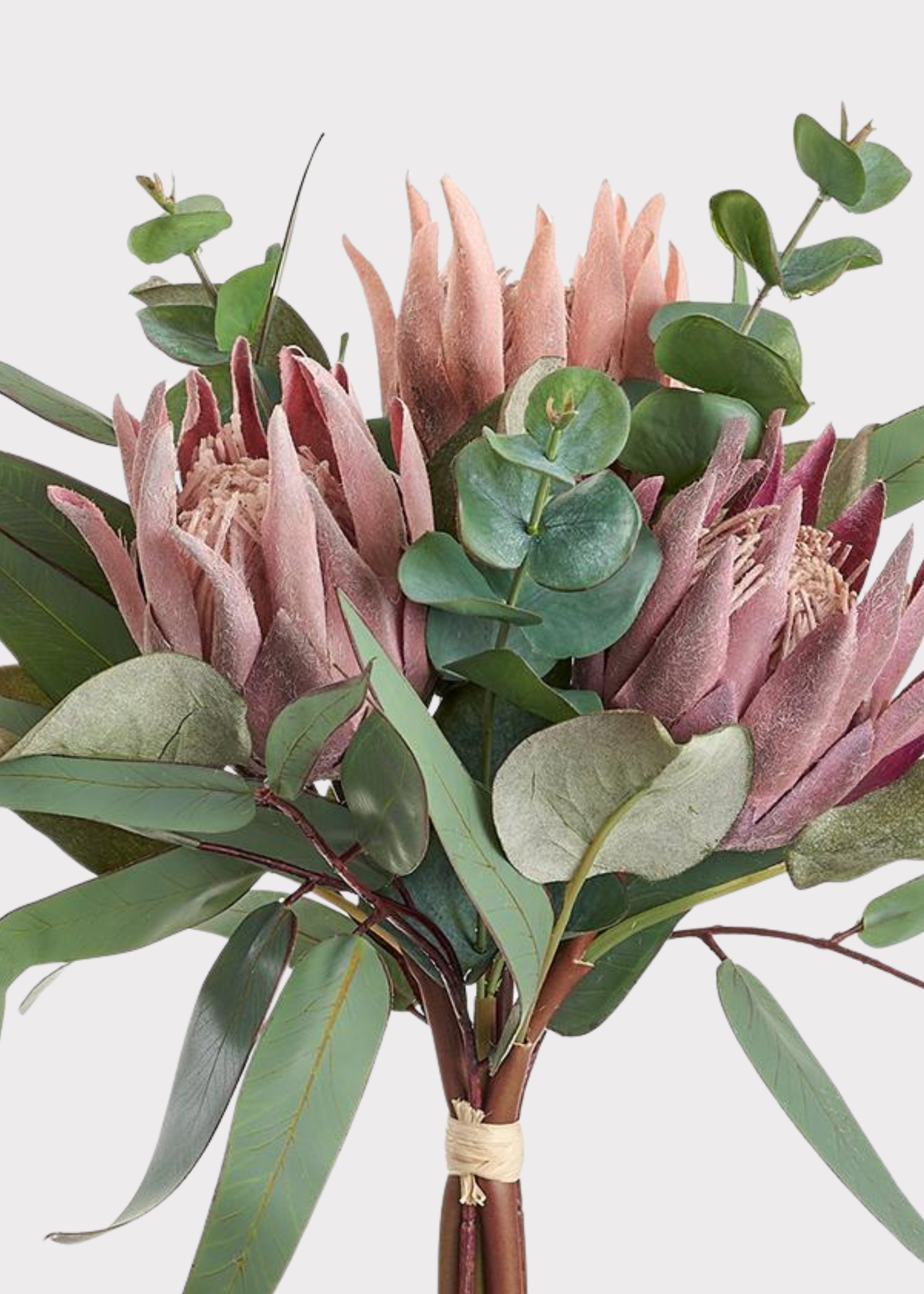 Green Artificial Eucalyptus Bouquet for Home Decor