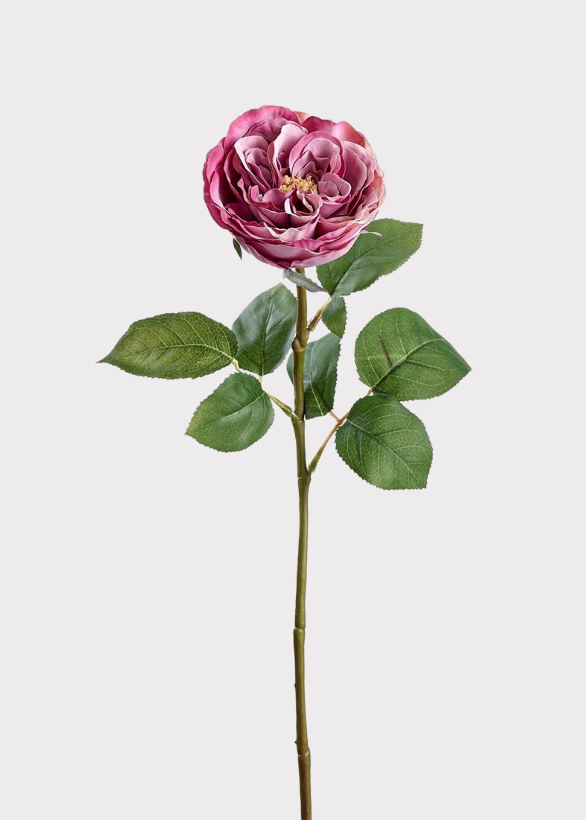 Fuchsia Artificial Rose Stem for Vase Styling