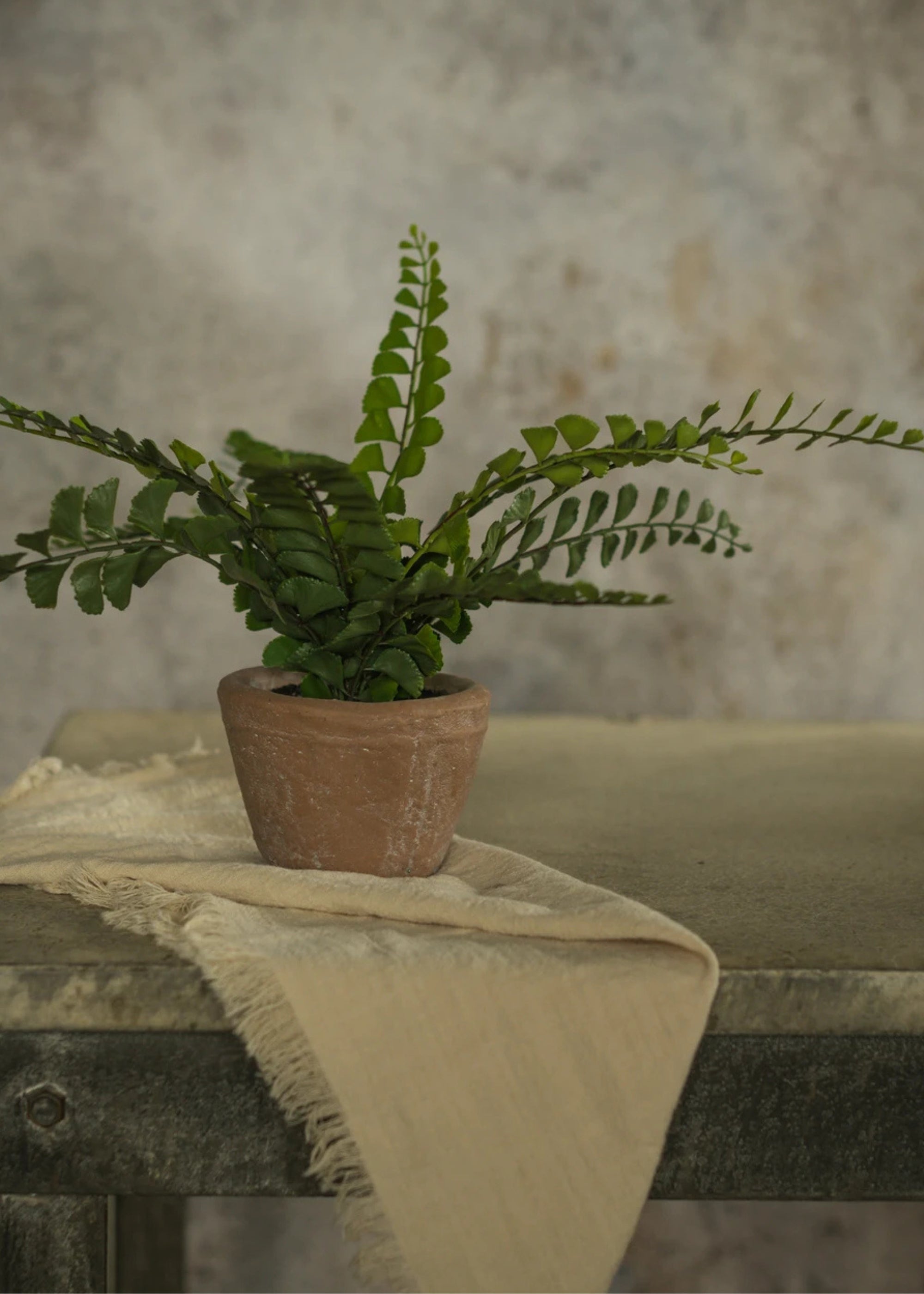 Green Artificial Fern Potted Plant for Home Decor