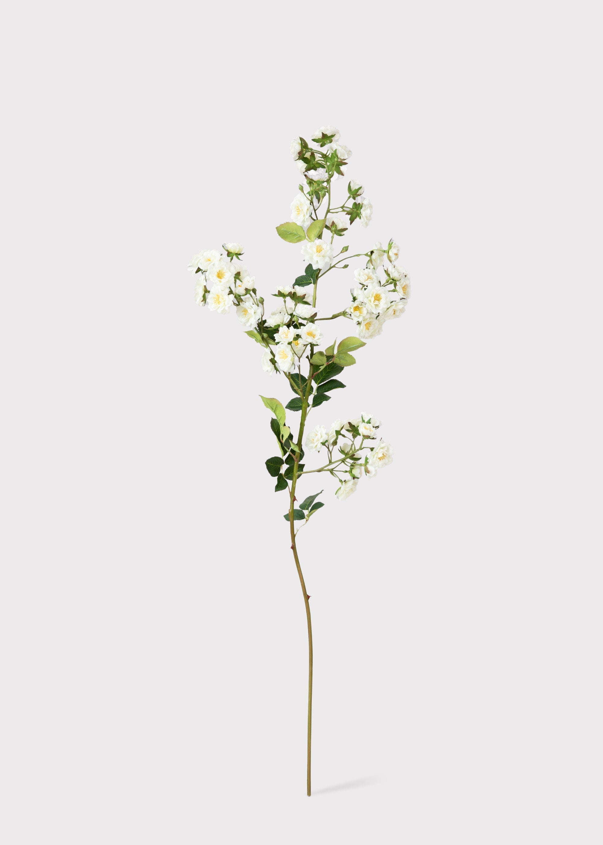 Cream Artificial Rose Branch for Table Centerpiece