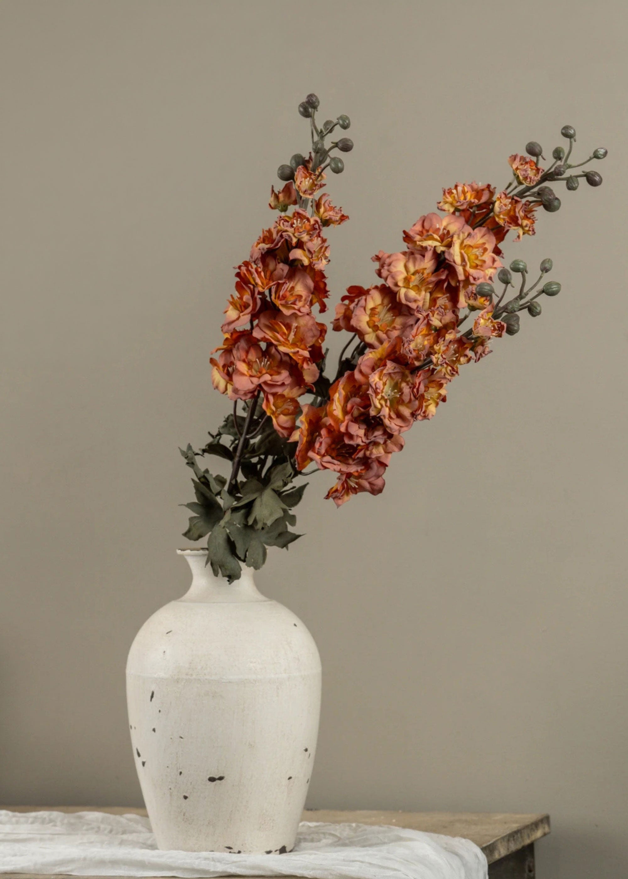 Pink Artificial Delphinium Stem for Home Decor