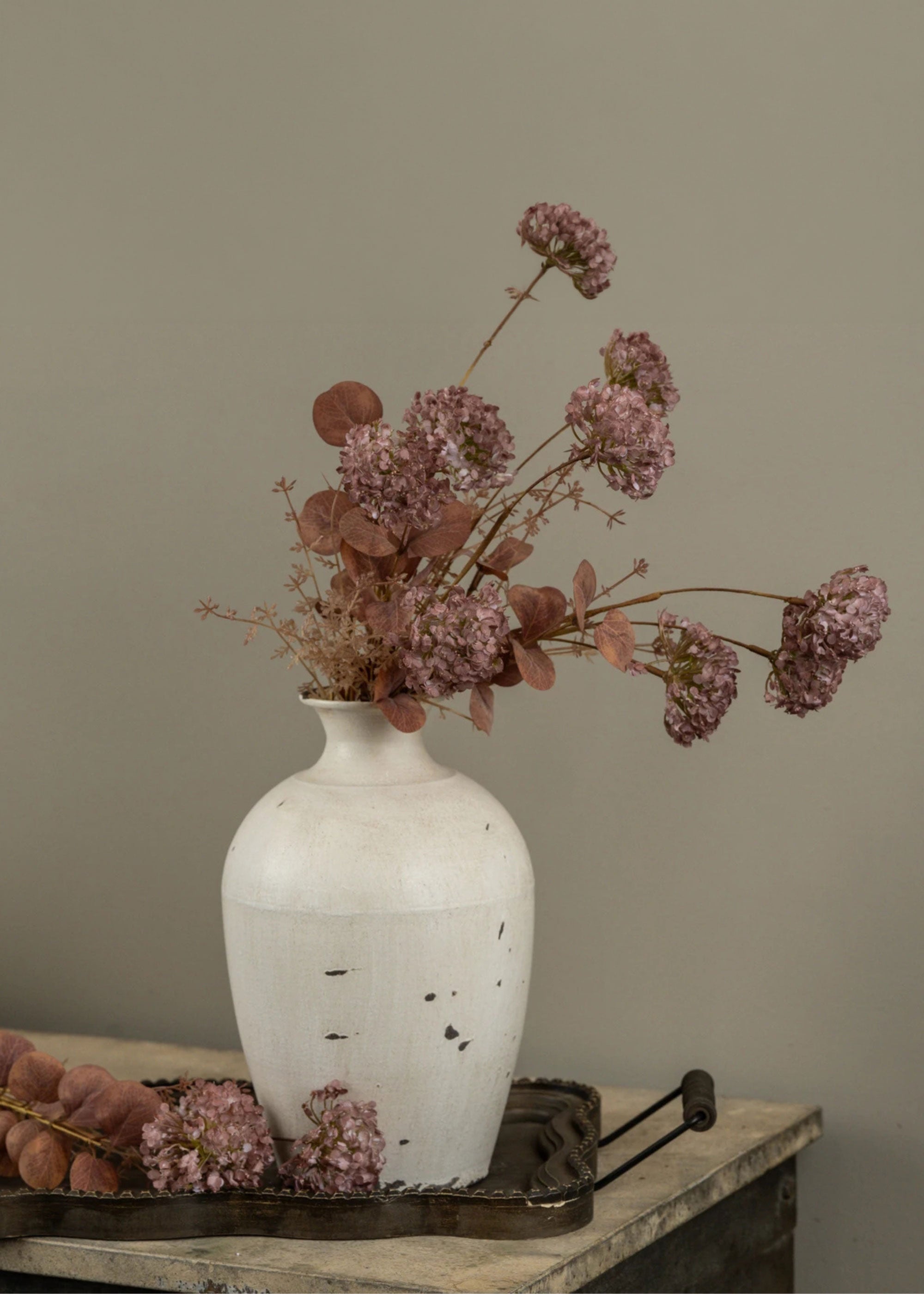 Purple Artificial Hydrangea Spray for Table Centerpiece
