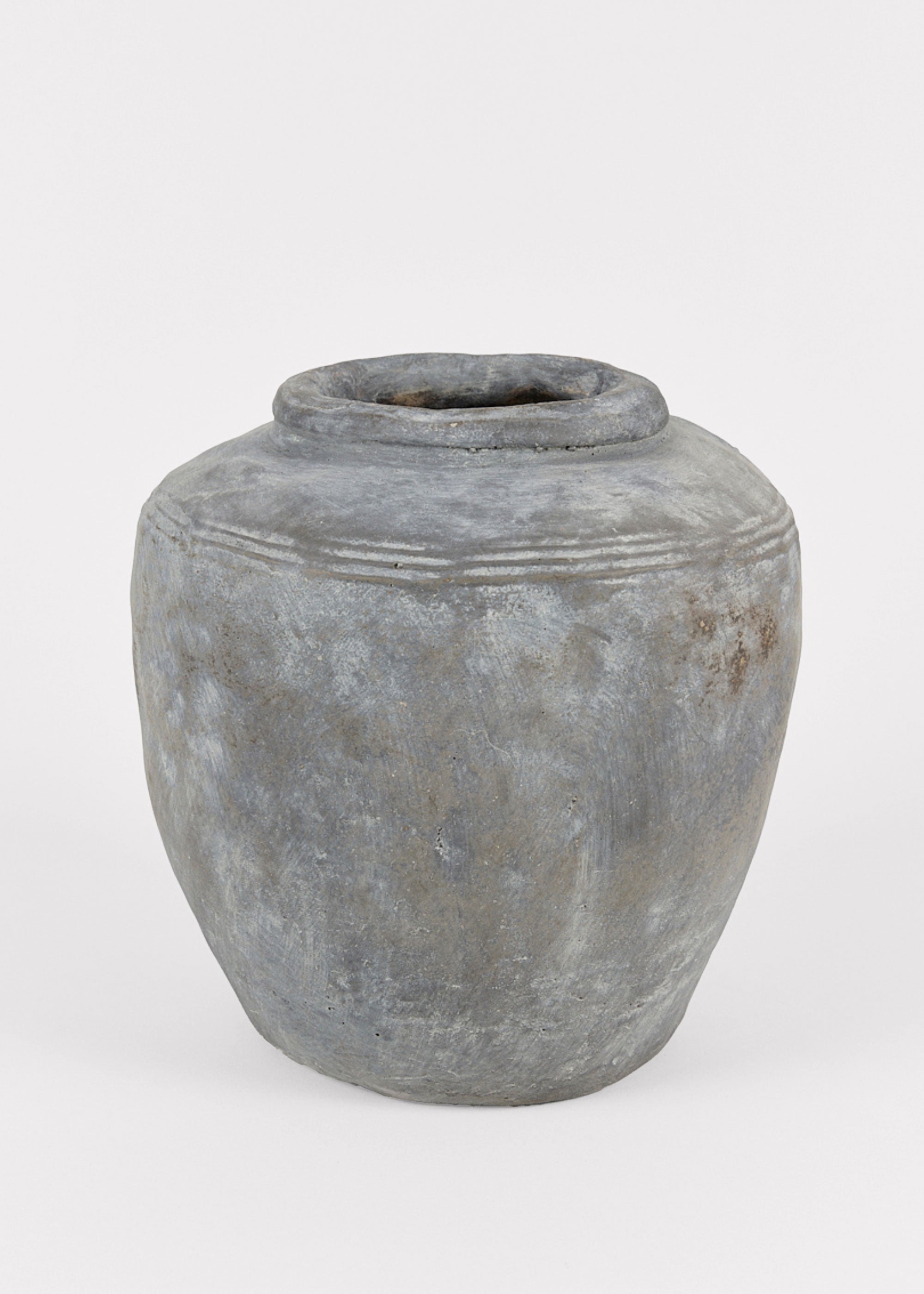 Distressed Rustic Concrete Vase for Vase Styling