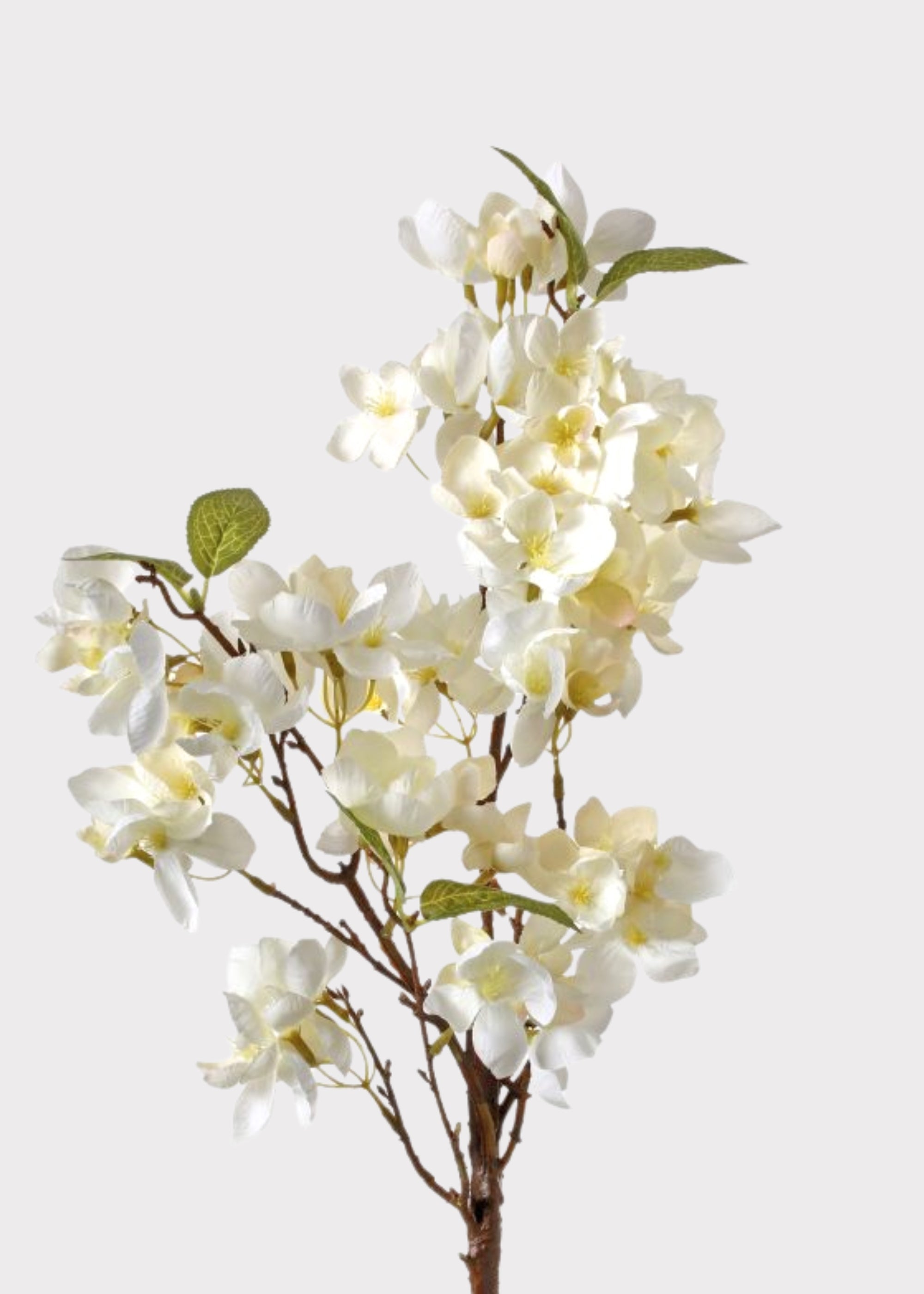 White Artificial Cherry Blossom Branch for Vase Styling
