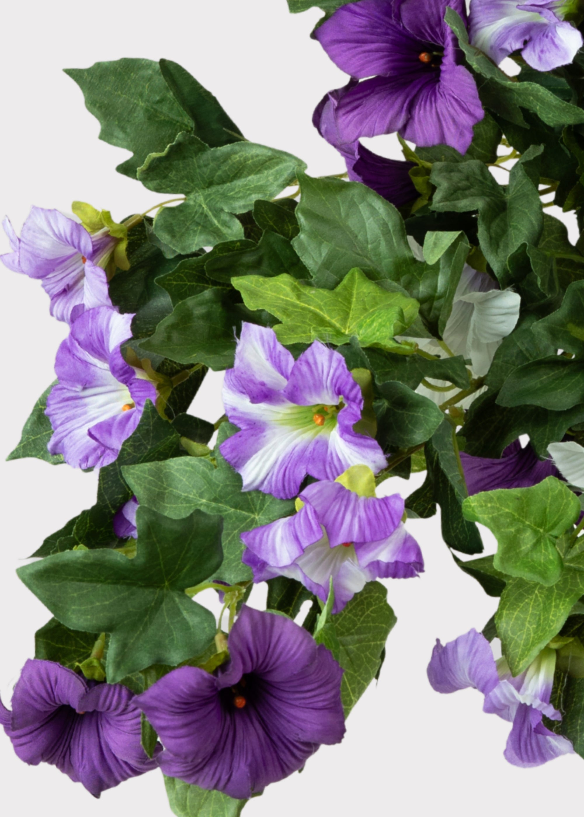Artificial Petunia Hanging Bush for Table Centerpiece