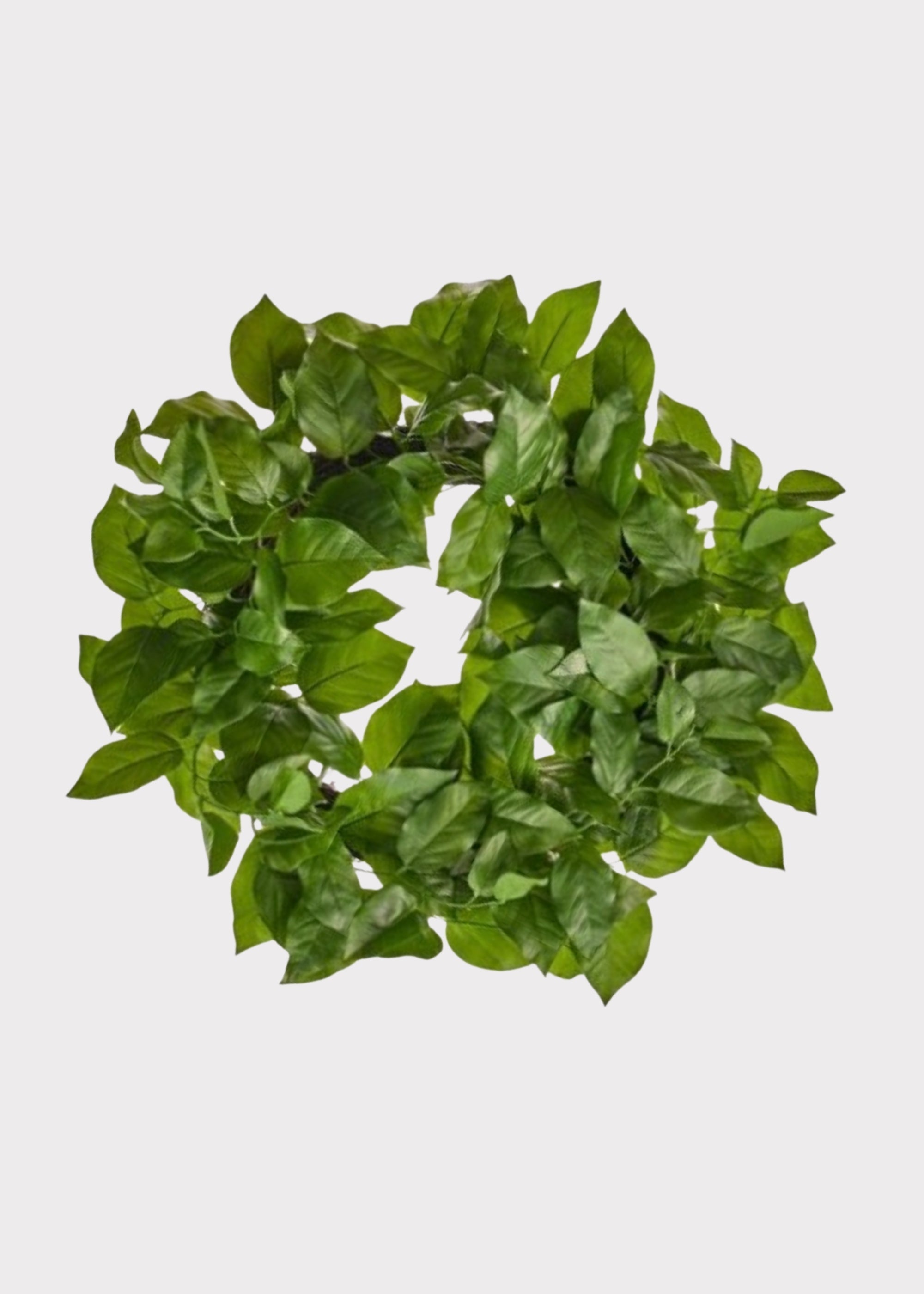 Green Artificial Leaf Wreath for Vase Styling