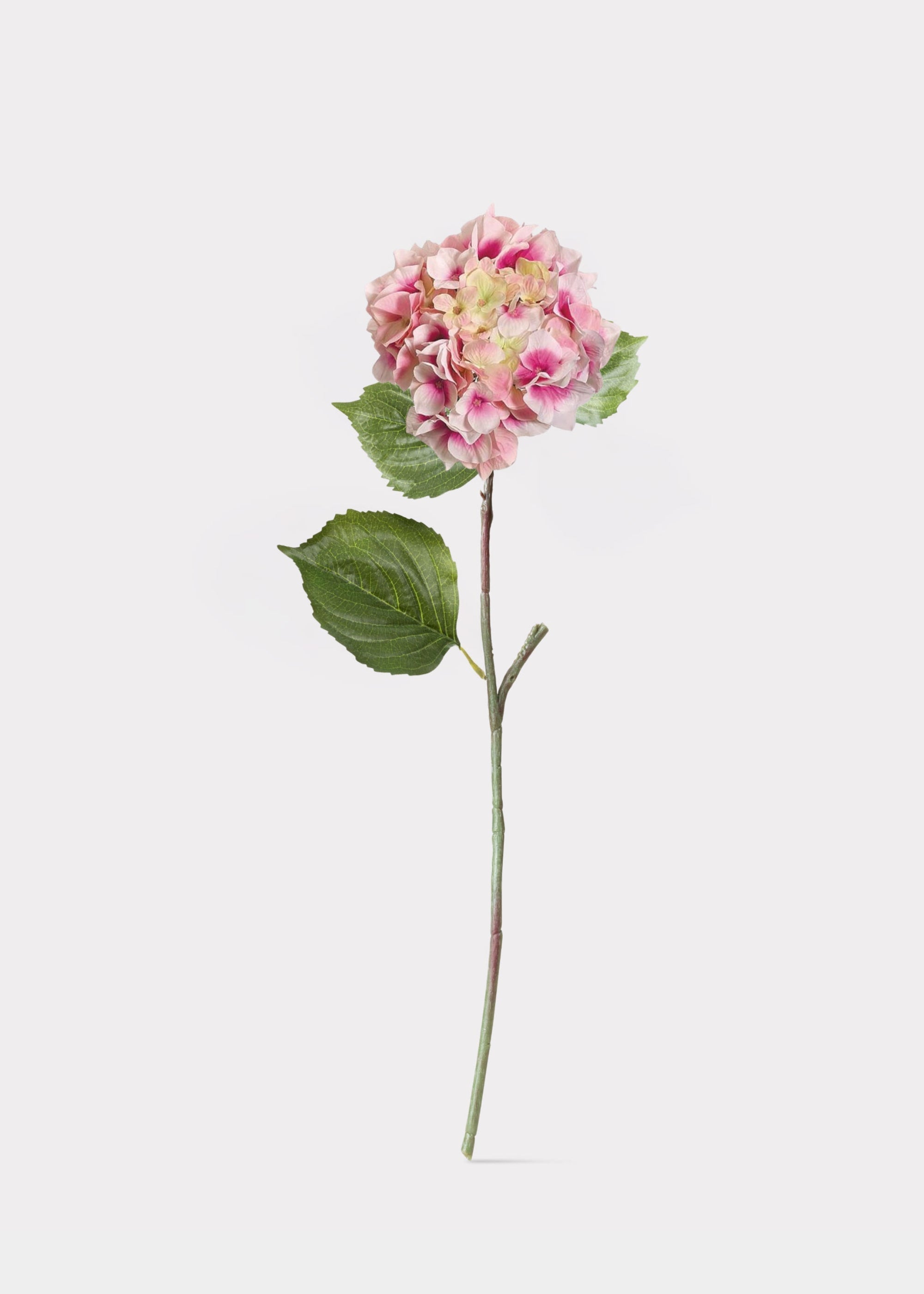 Pink Artificial Hydrangea Stem for Home Decor