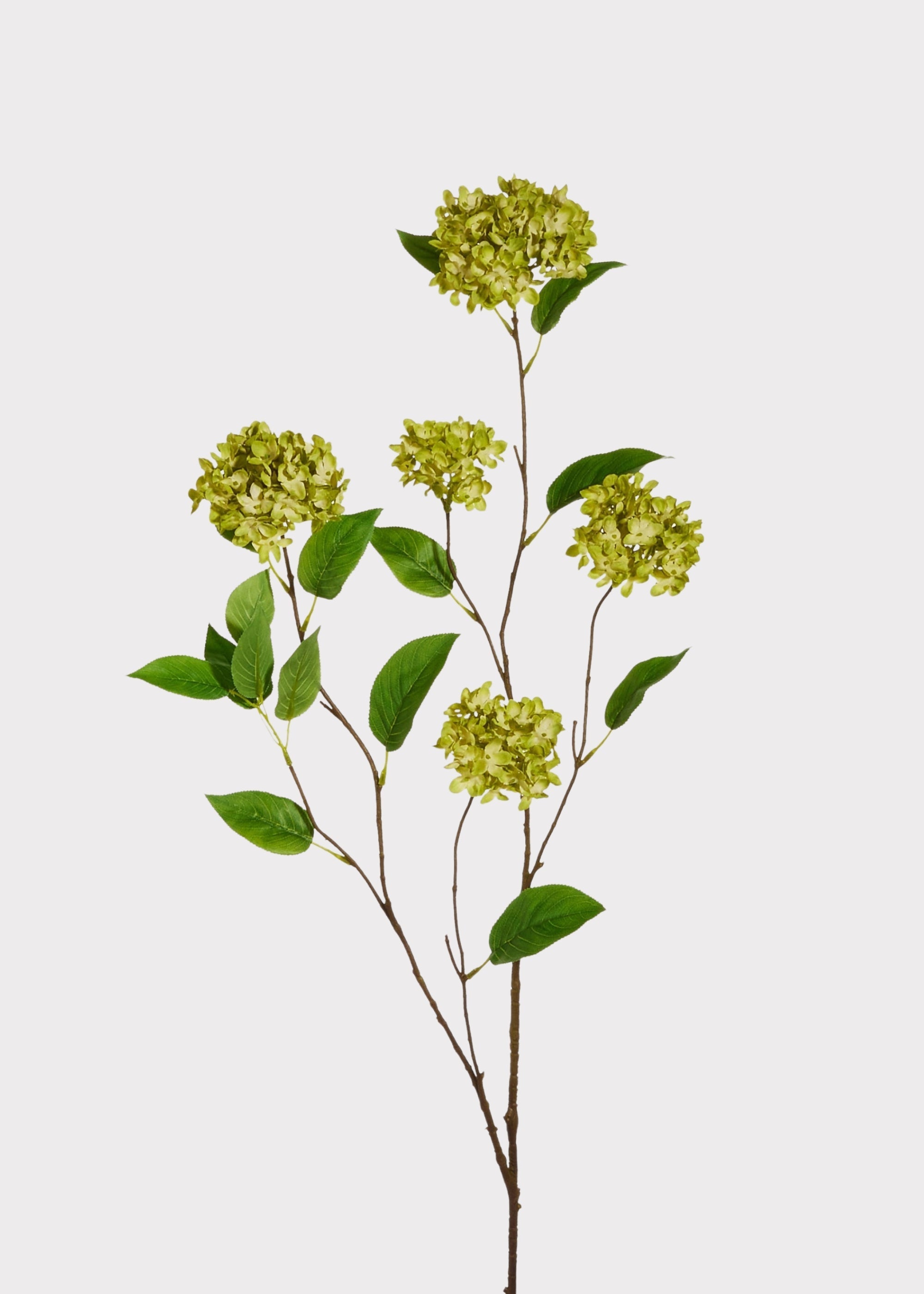Green Artificial Hydrangea Branch for Vase Styling