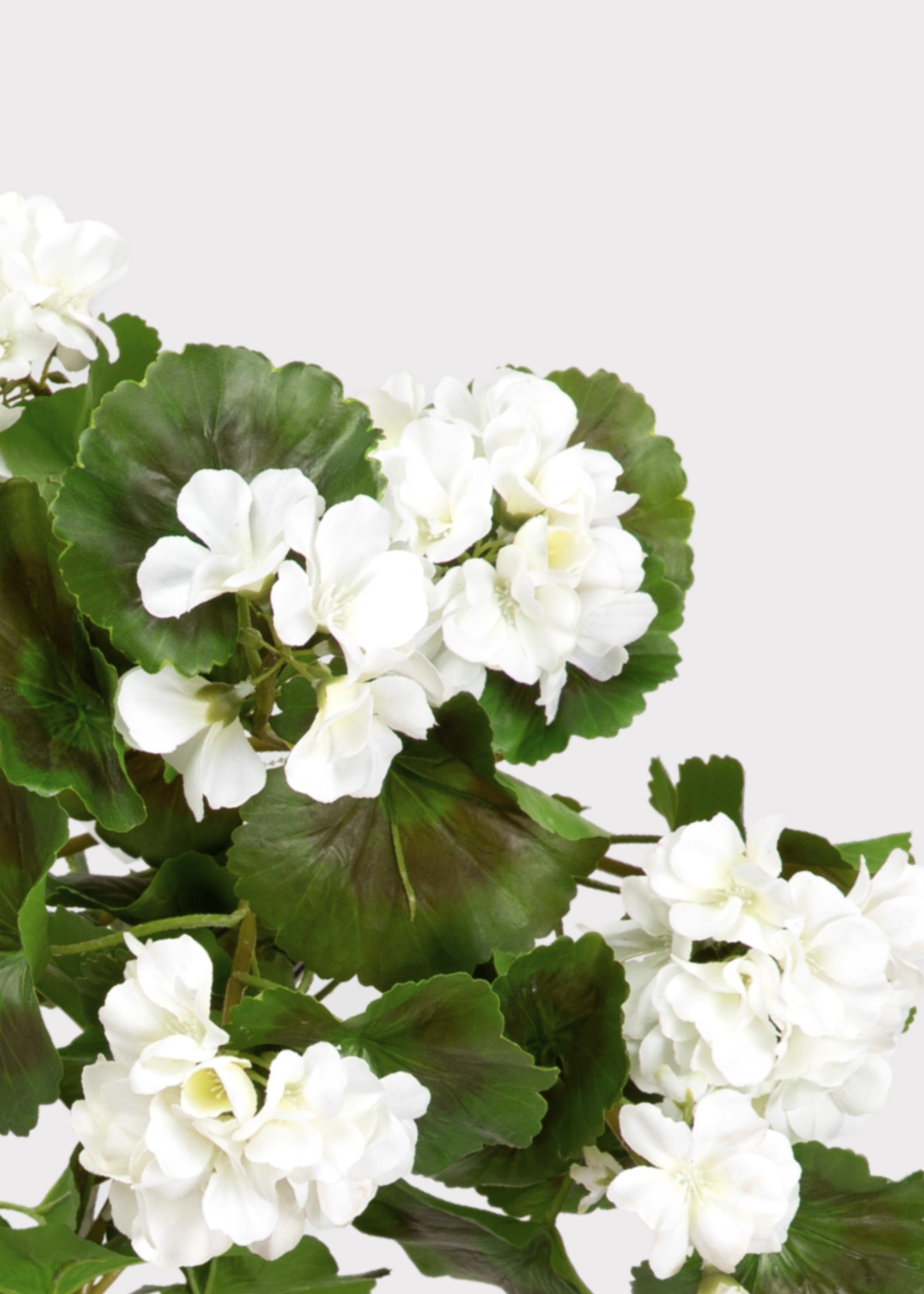 Natural Touch Artificial Geranium Bush for Wedding Decor