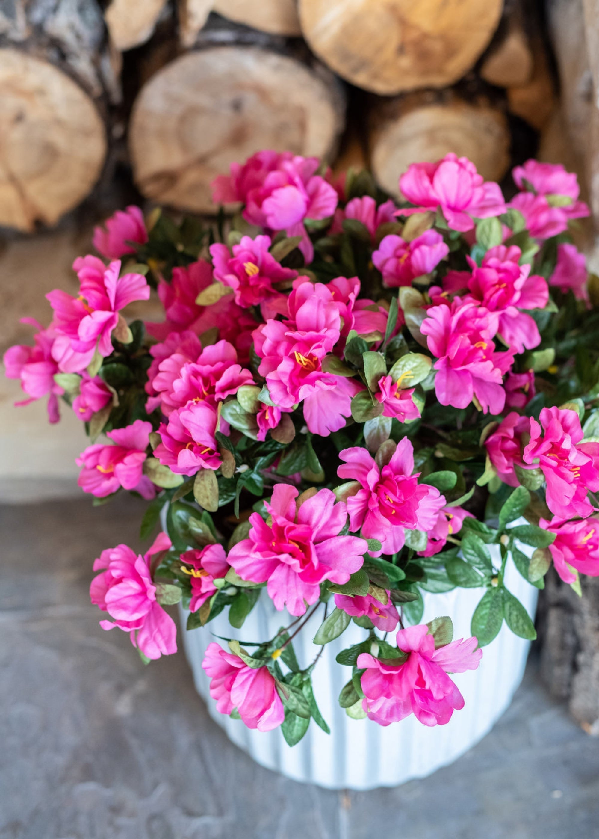 Artificial Azalea Bush for Home Decor