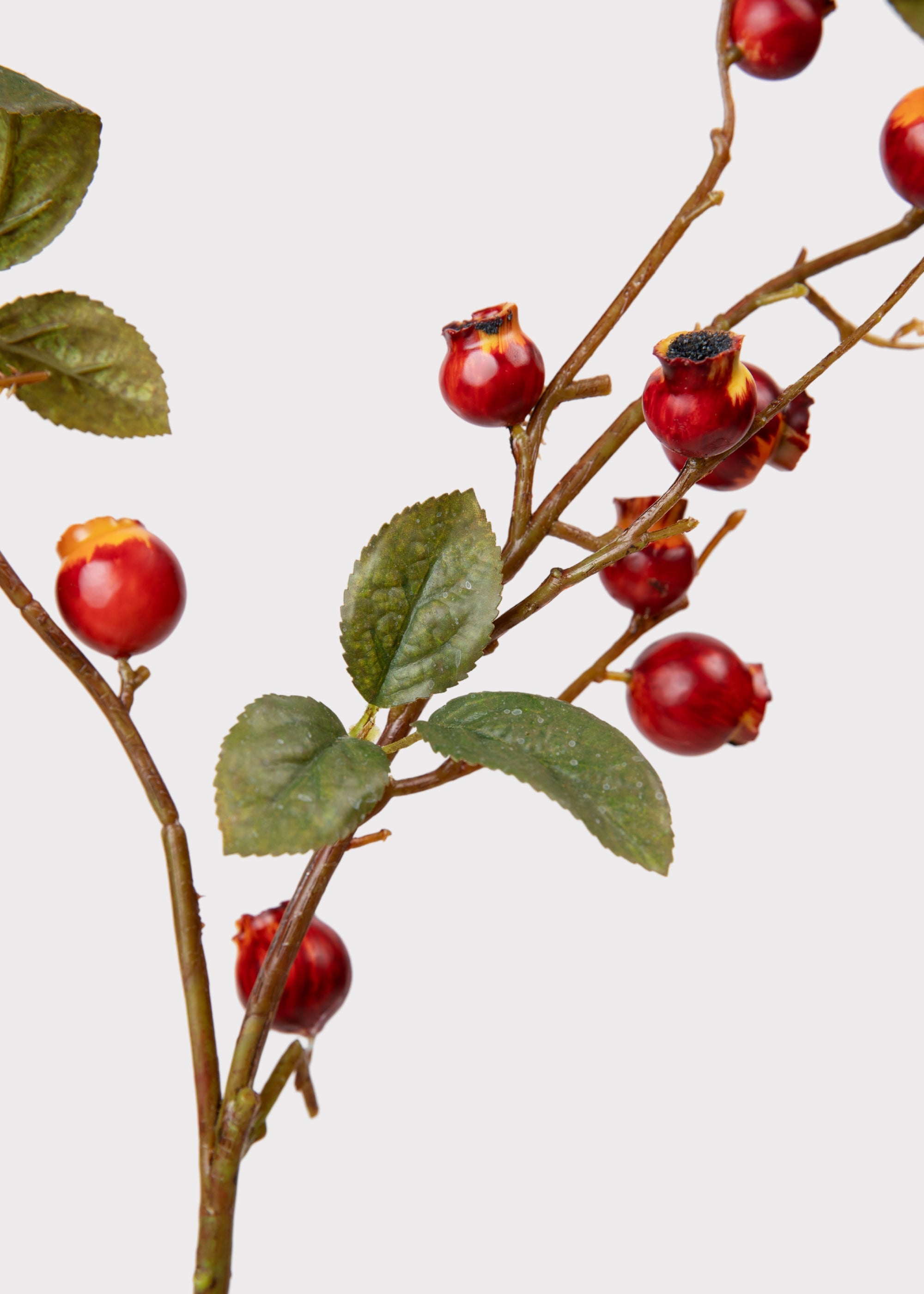 Red Artificial Berry Branch for Home Decor