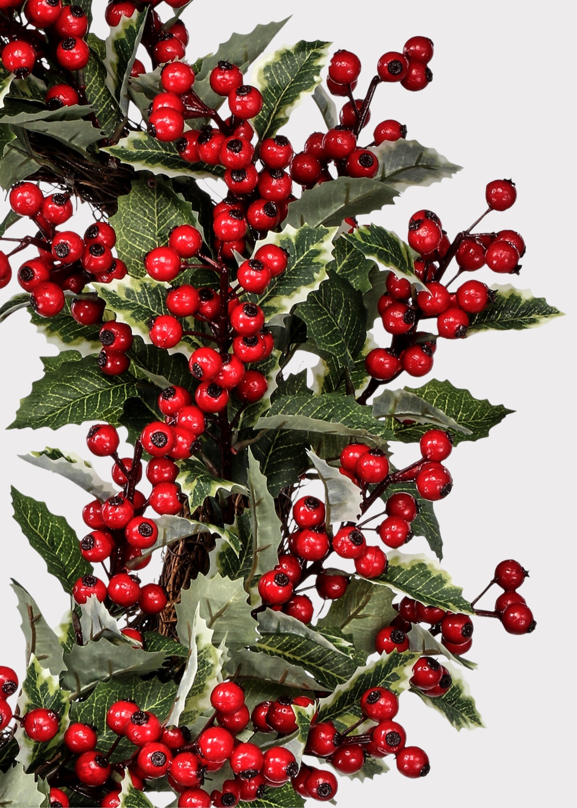 Red Artificial Berry Wreath for Wedding Decor