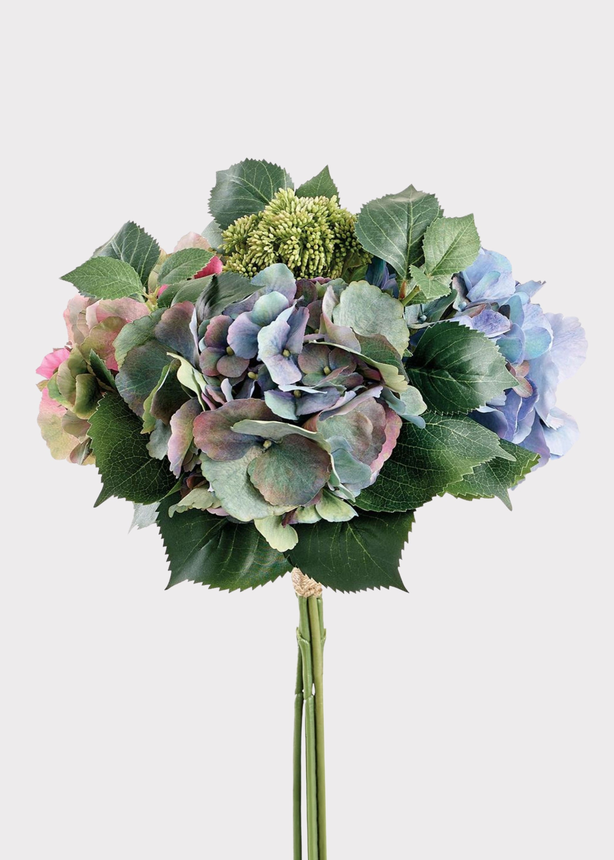 Purple Artificial Hydrangea Bouquet for Vase Styling