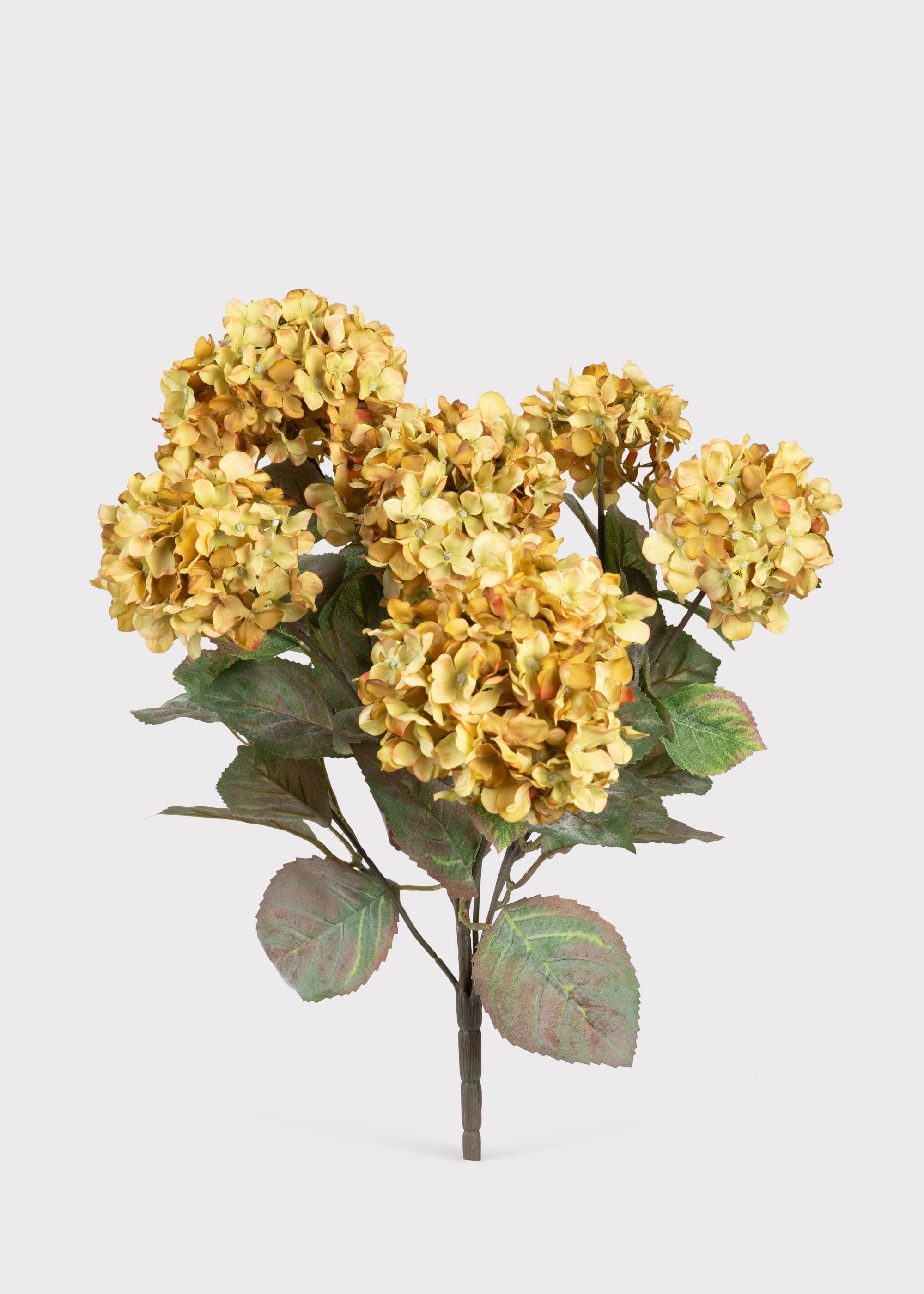 Green Artificial Hydrangea Bush for Table Centerpiece