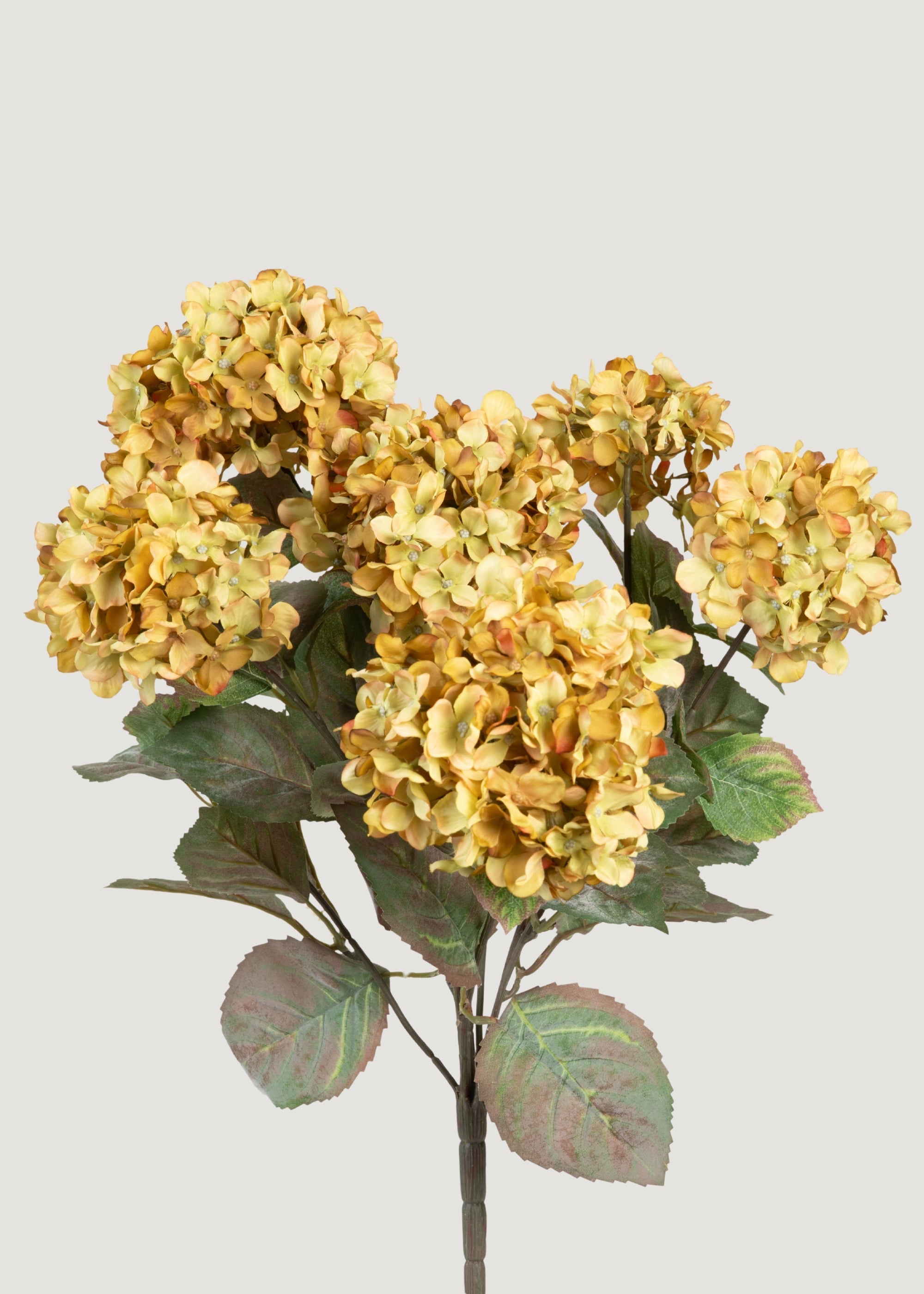 Green Artificial Hydrangea Bush for Vase Styling
