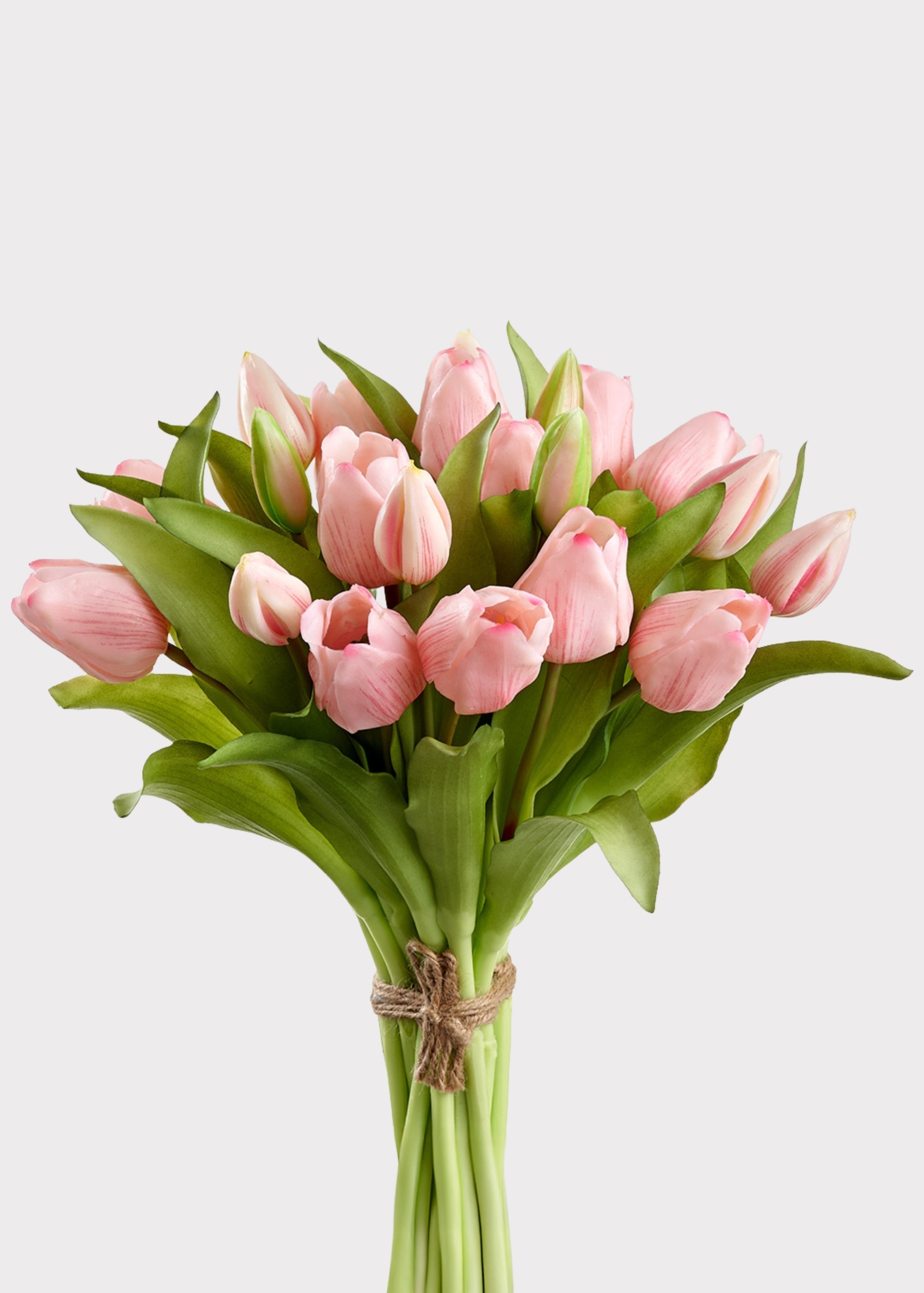 Pink Artificial Tulip Bouquet for Vase Styling