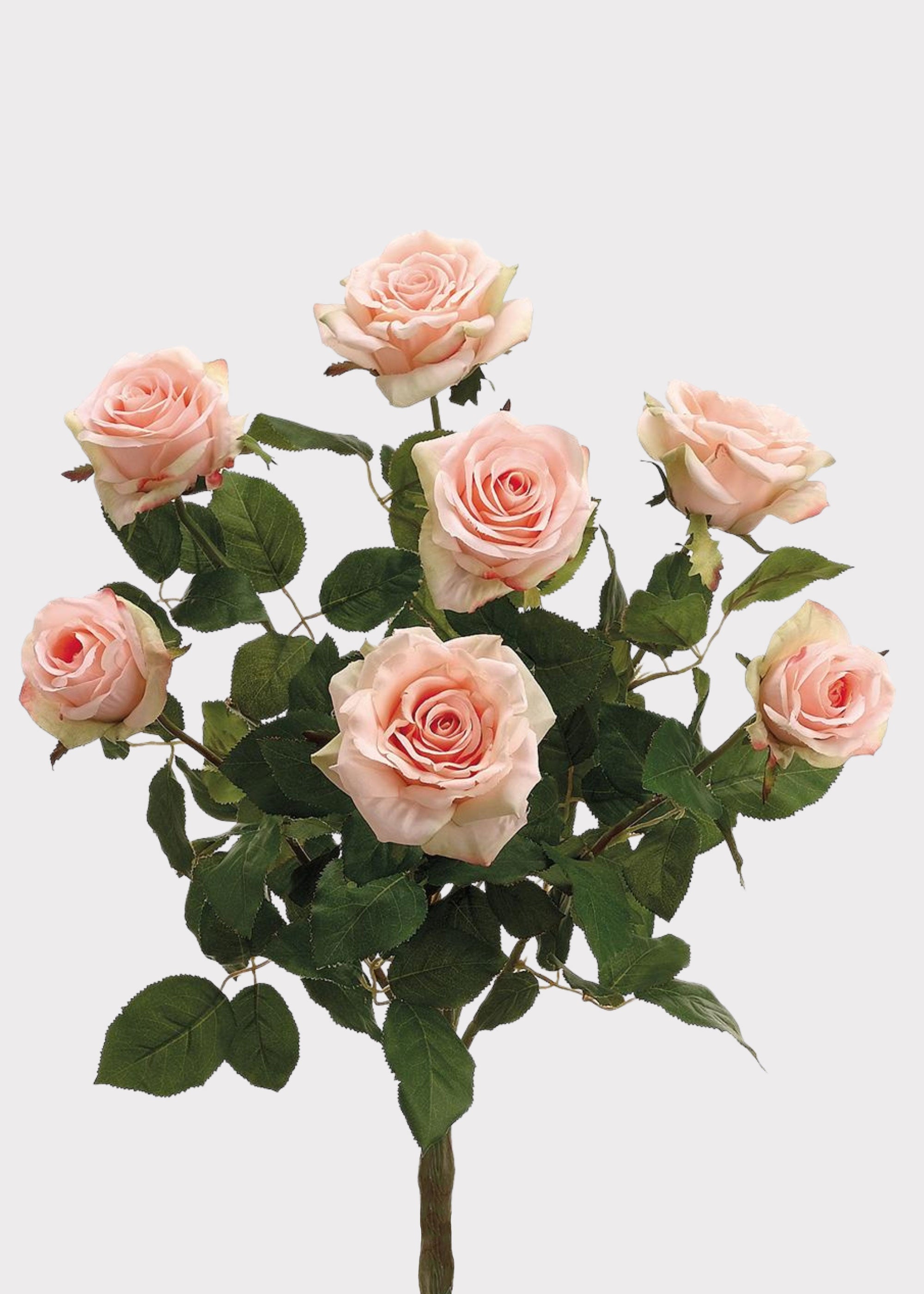 Pink Artificial Rose Bush for Vase Styling