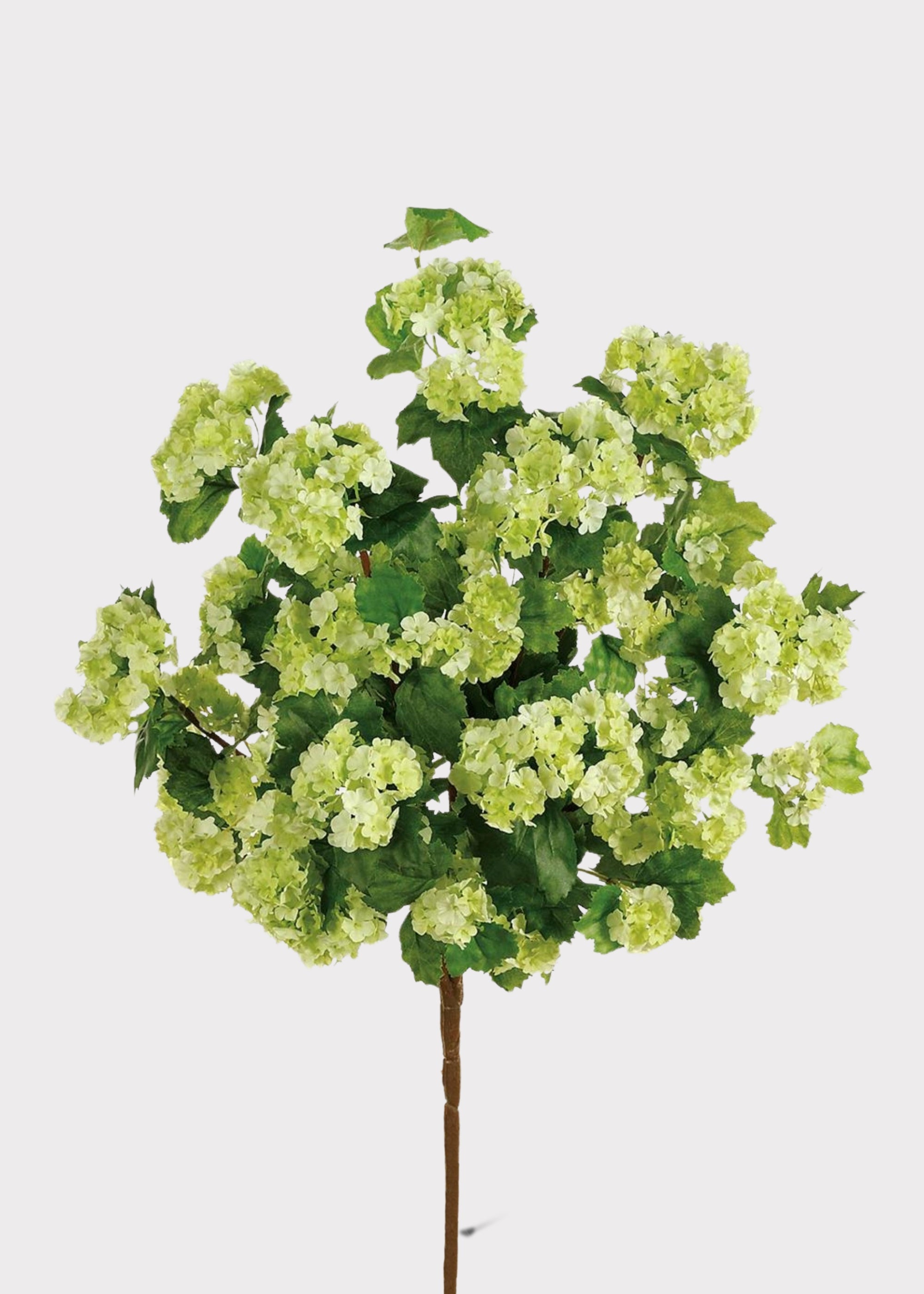 Green Artificial Hydrangea Bush for Vase Styling