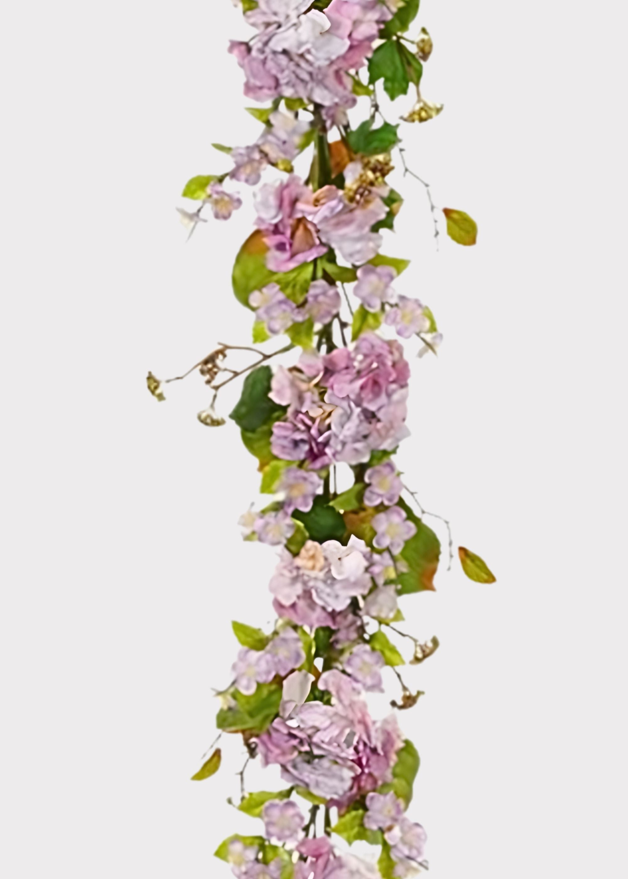 Lavender Artificial Hydrangea Garland for Vase Styling