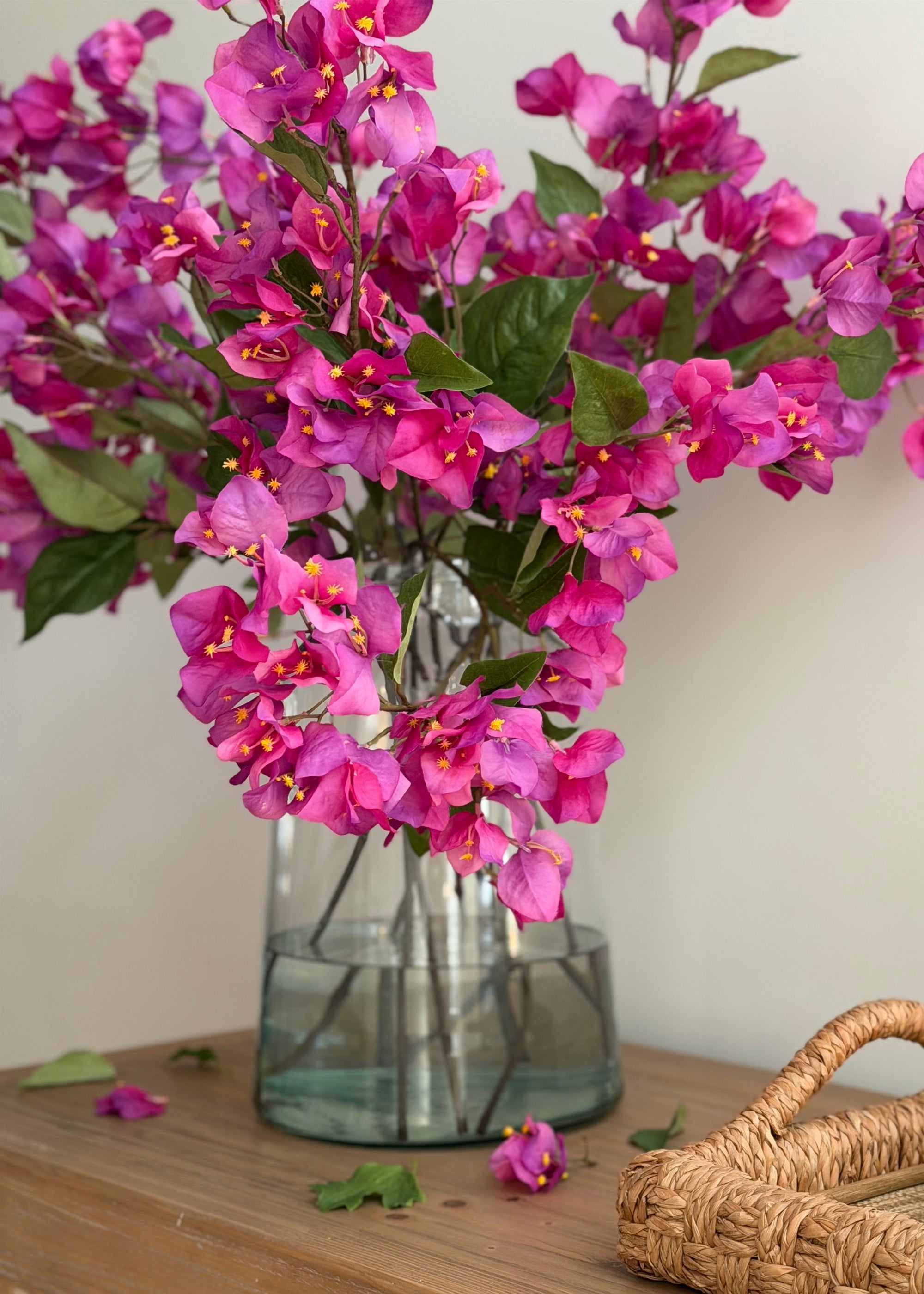 Purple Artificial Bougainvillea Branch for Home Decor