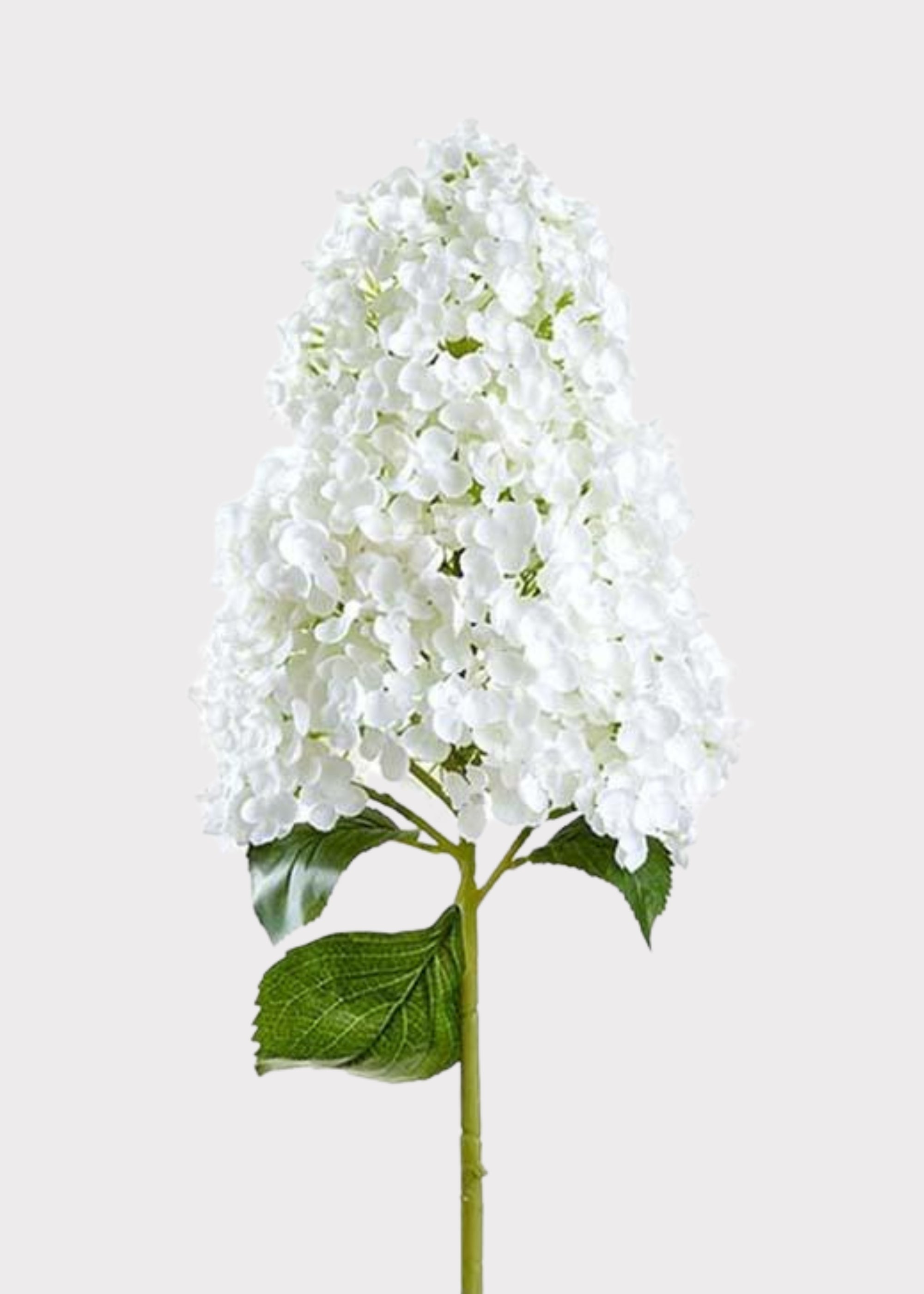 White Artificial Hydrangea Stem for Vase Styling