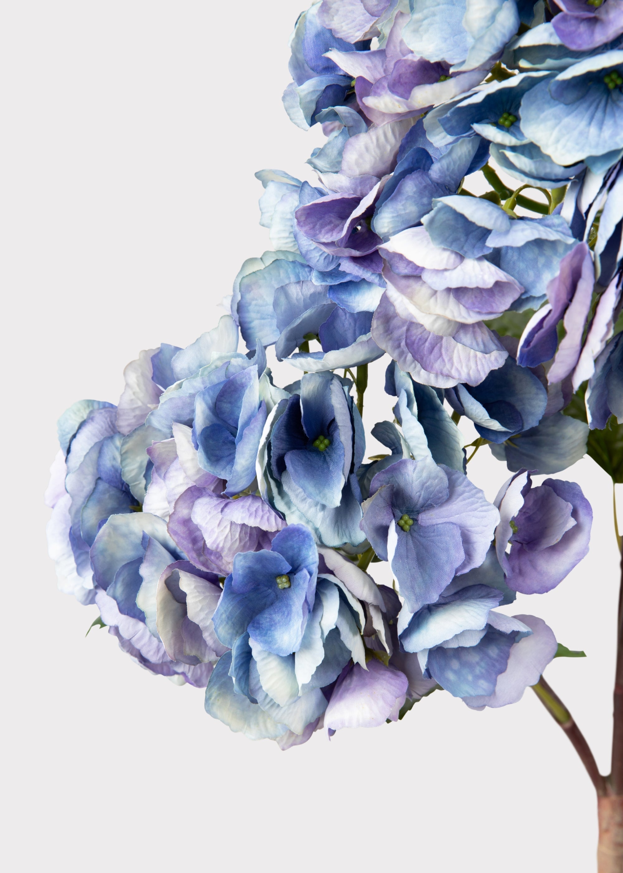 Lavender Artificial Hydrangea Stem for Entryway Arrangement