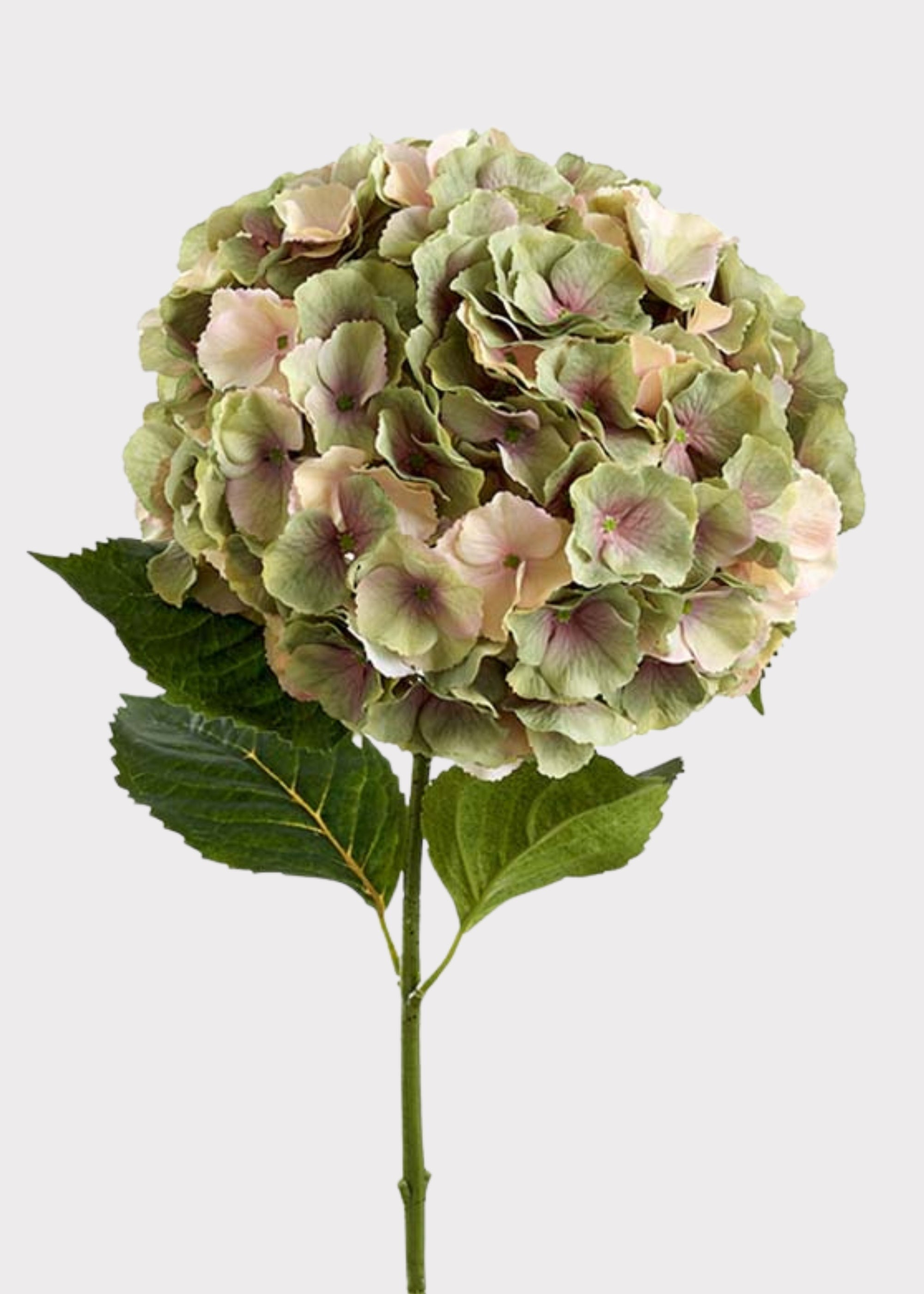 Green Artificial Hydrangea Stem for Vase Styling