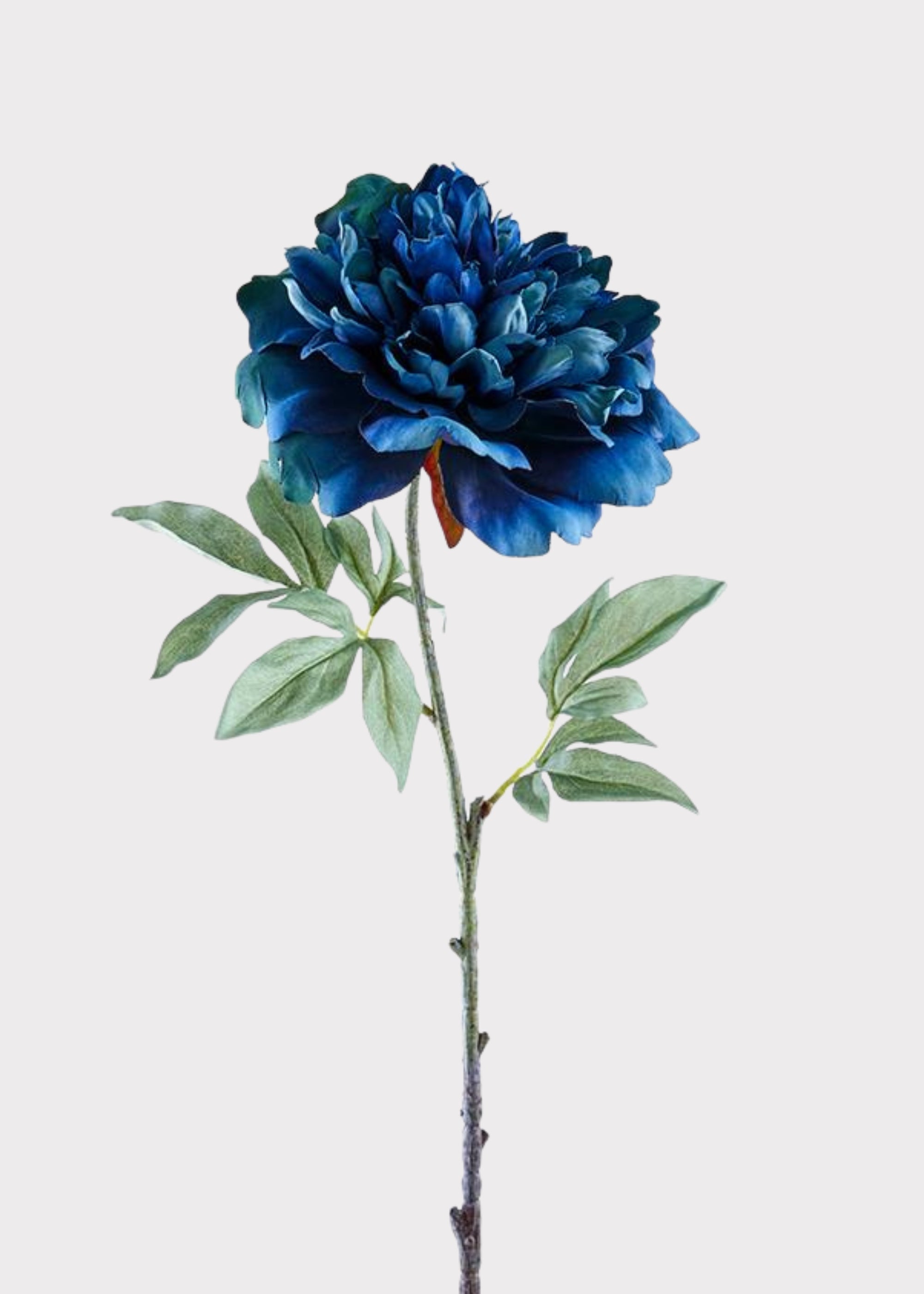 Blue Artificial Peony Stem for Vase Styling