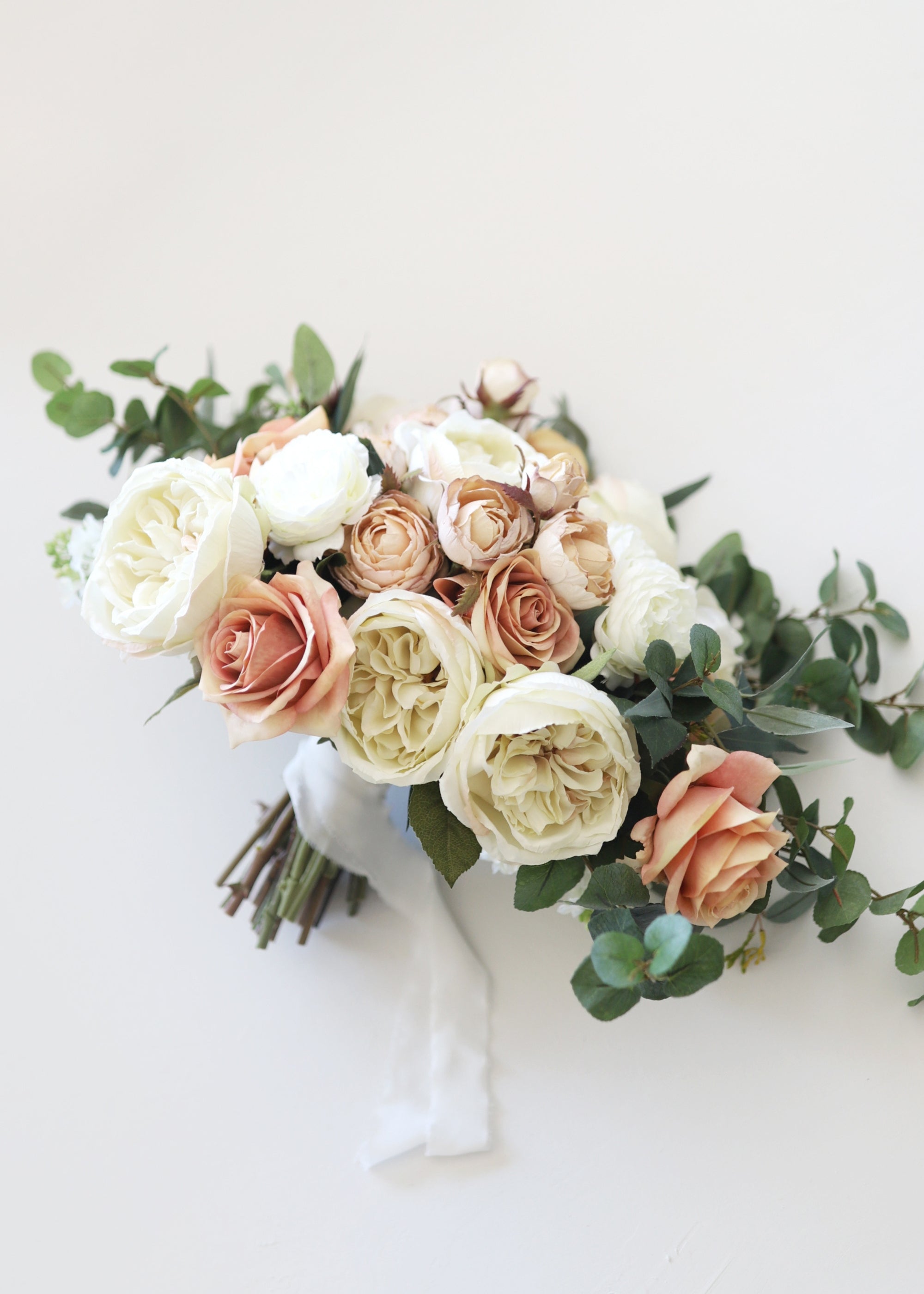 Pink Silk Artificial Rose Stem for Shelf Styling