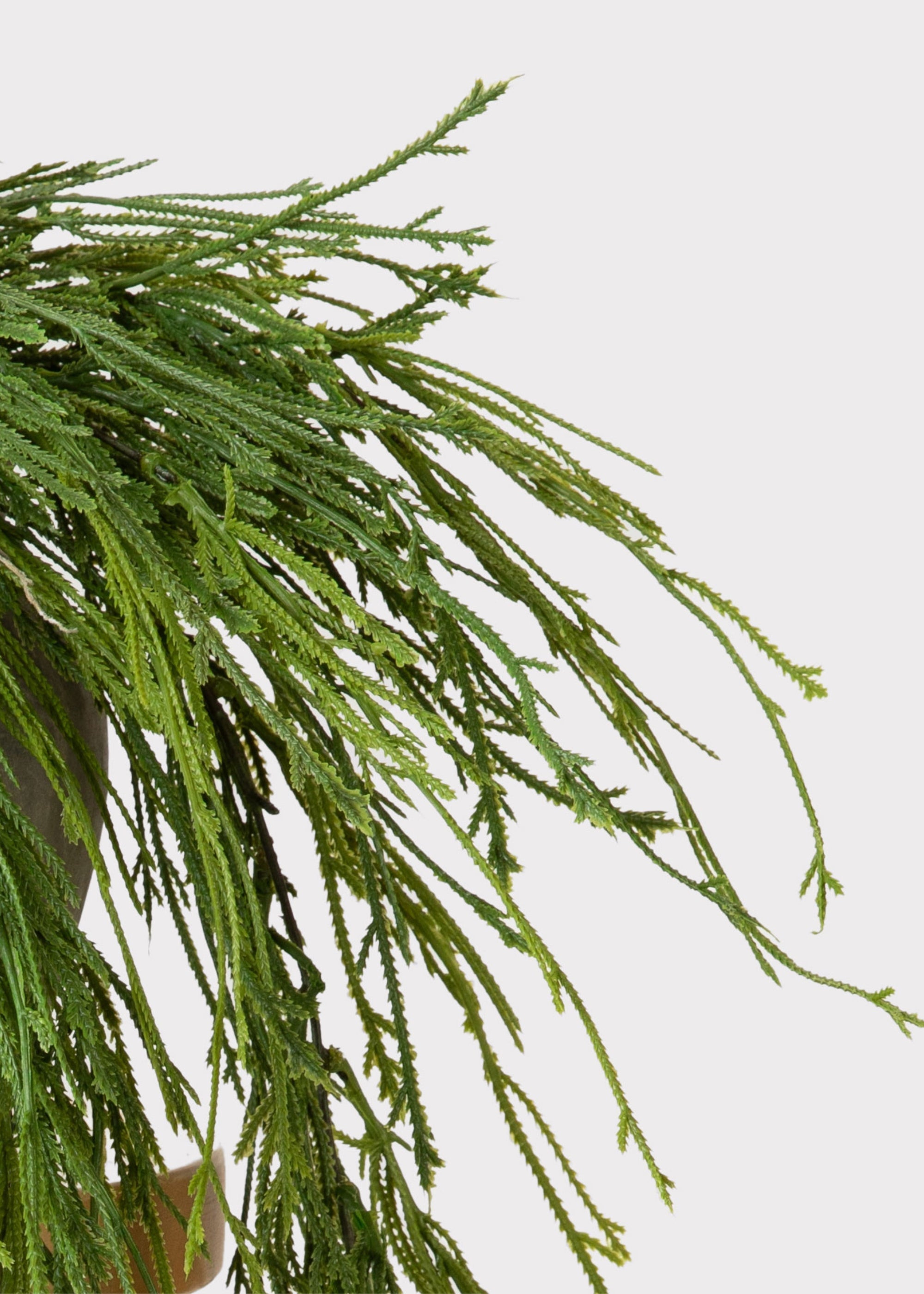 Green Artificial Fern Bush for Table Centerpiece