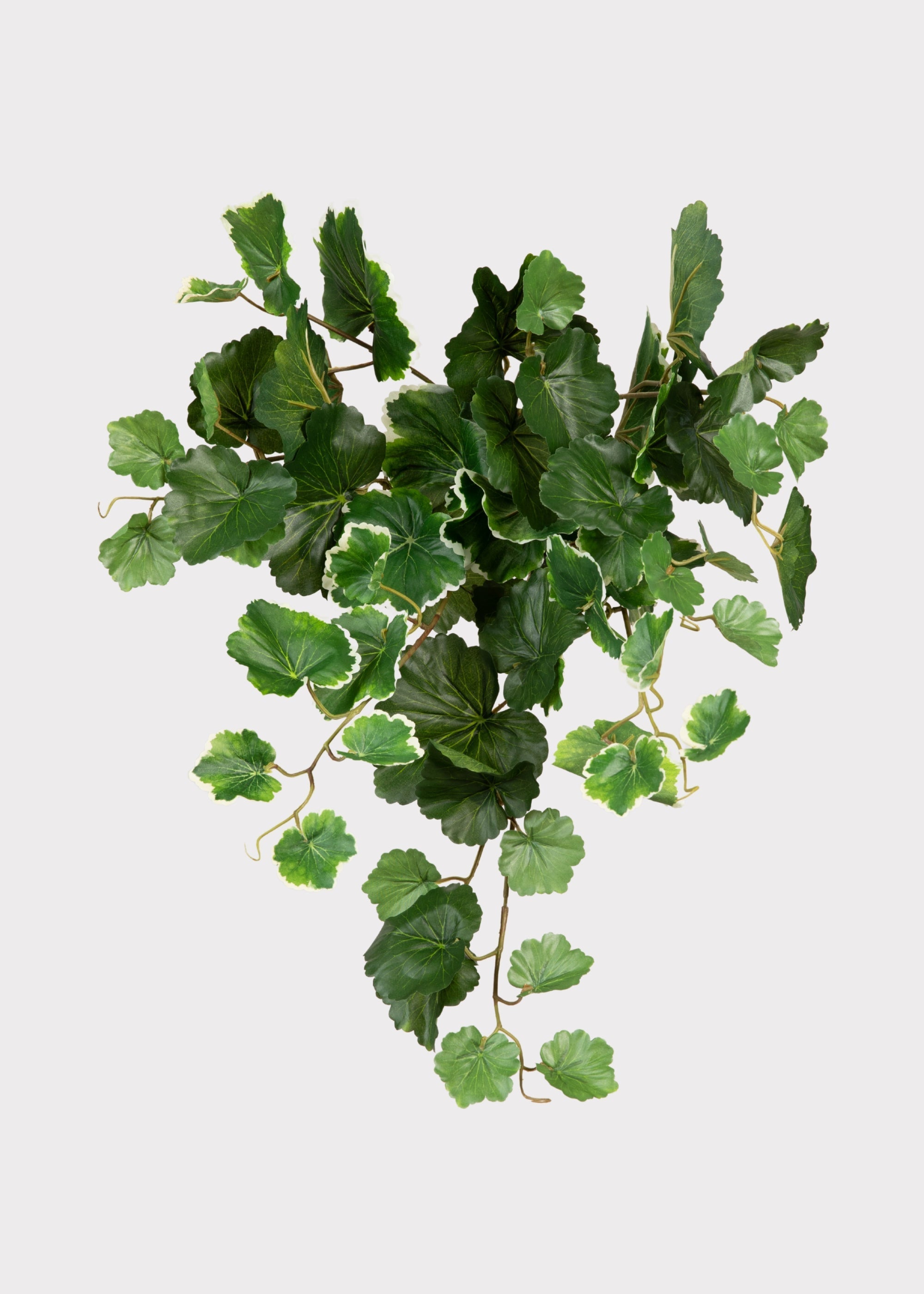 Green Artificial Geranium Bush for Vase Styling