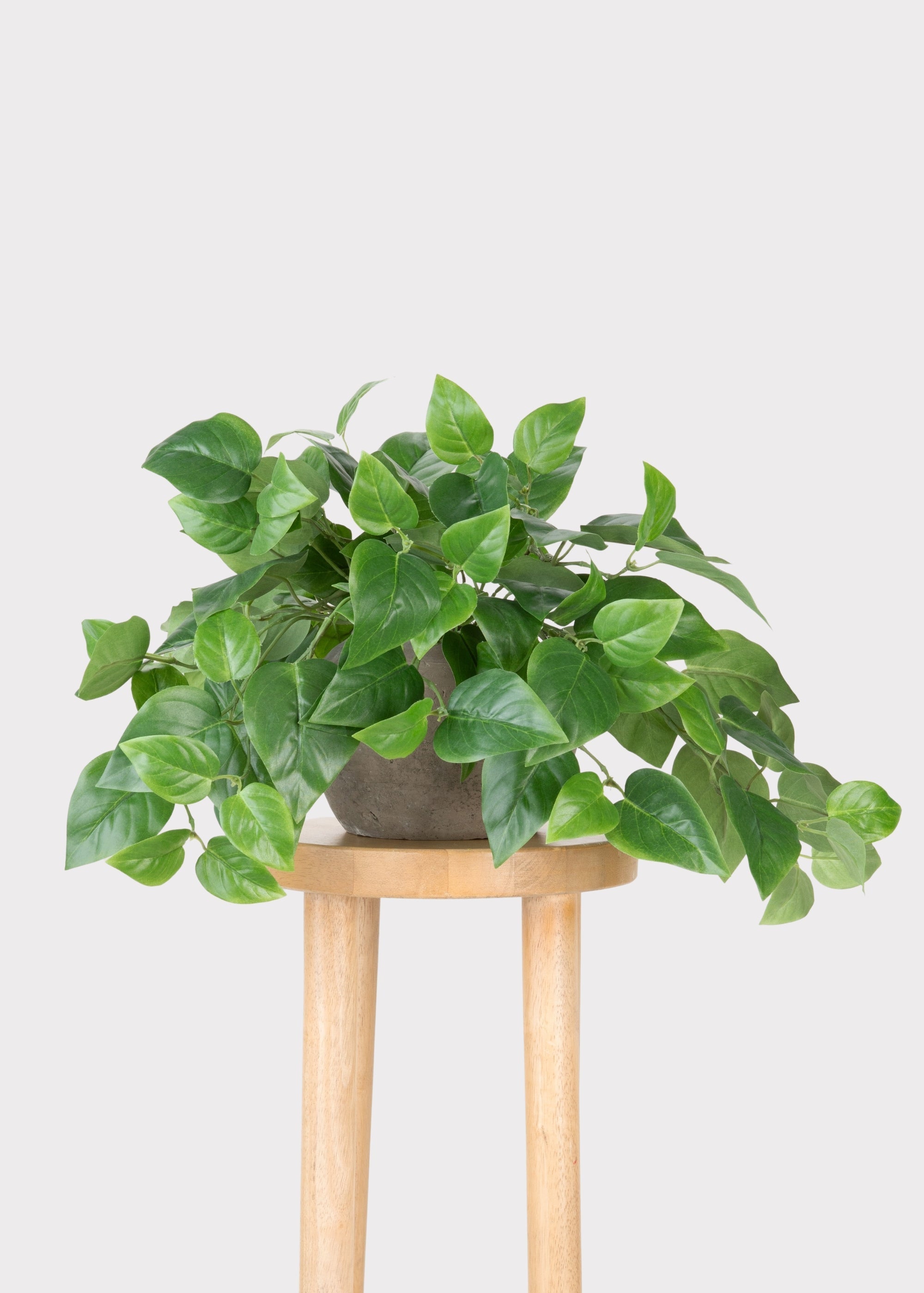 Green Artificial Hanging Philodendron for Home Decor