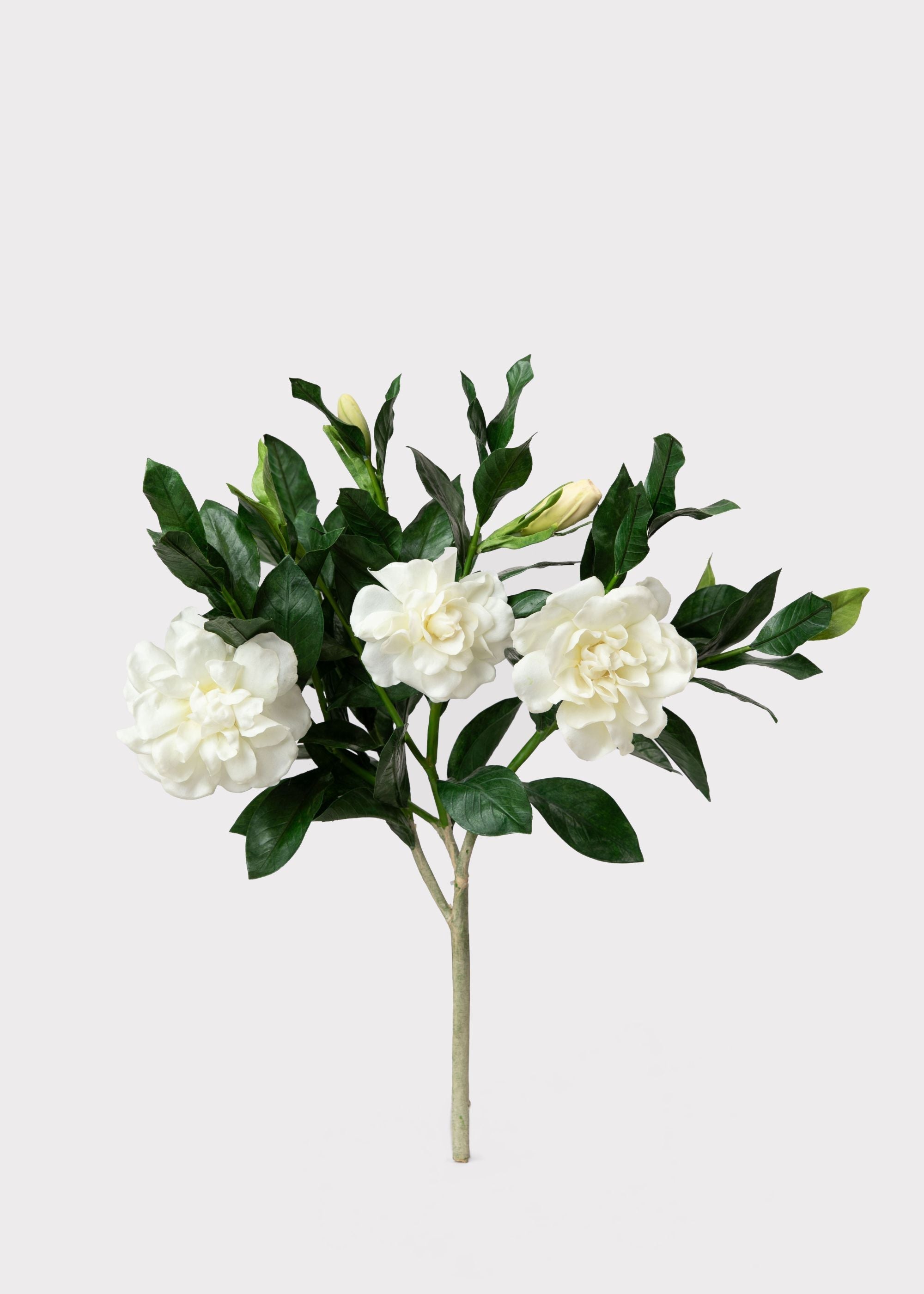 White Artificial Premium Gardenia Branch for Wedding Decor