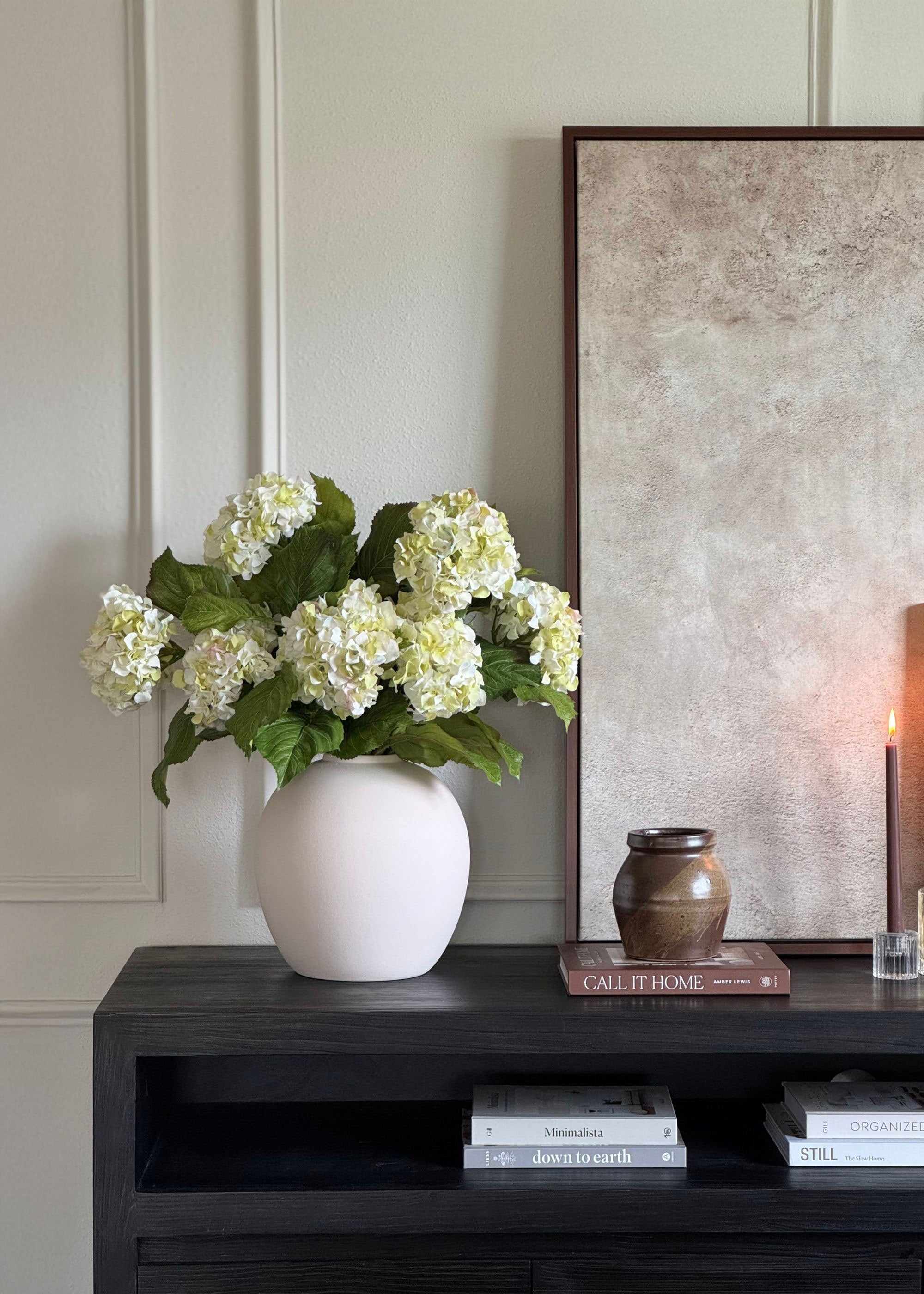 Cream Green Large Cream Green Hydrangea for Vase Styling