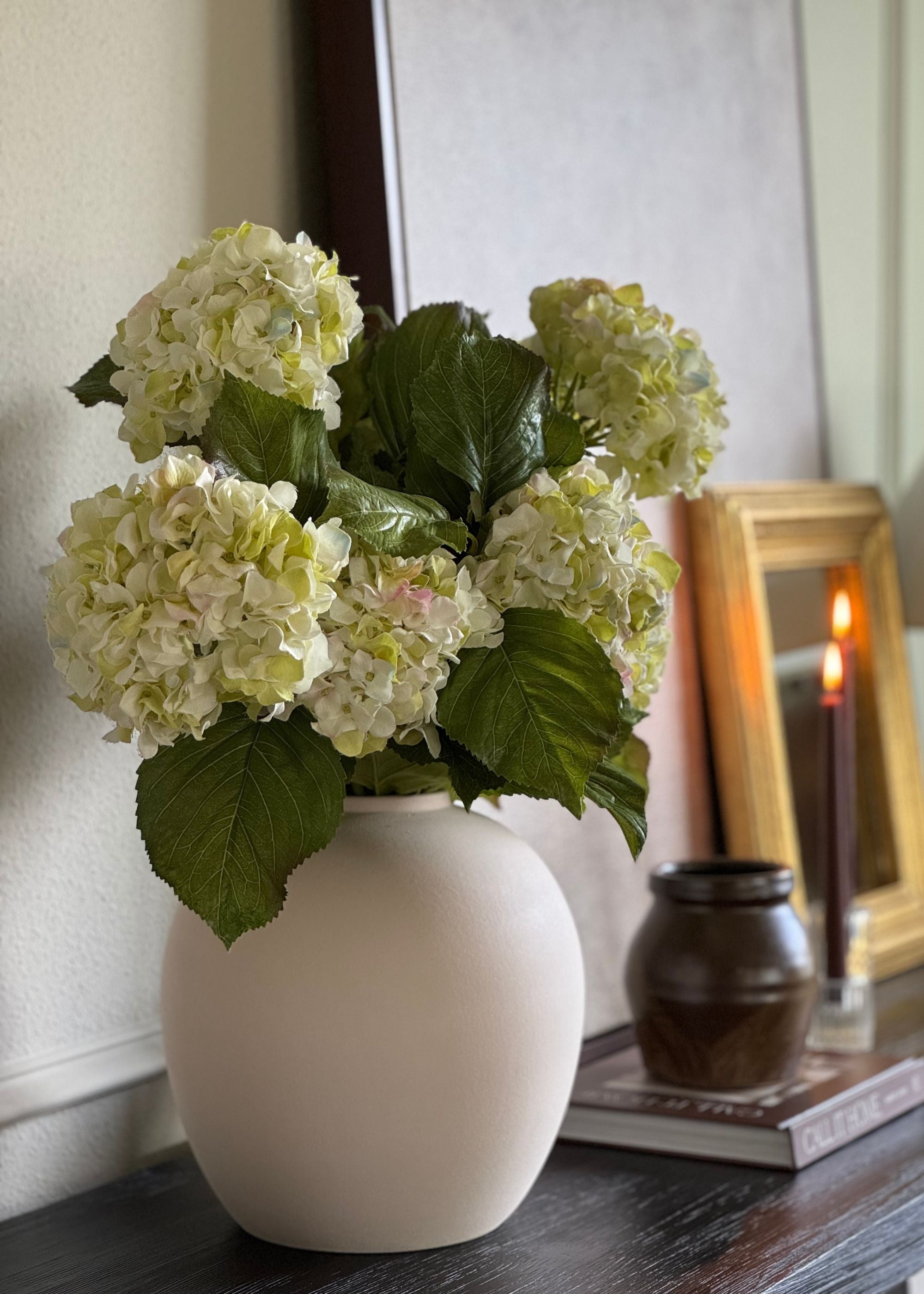 Cream Green Large Cream Green Hydrangea for Home Decor